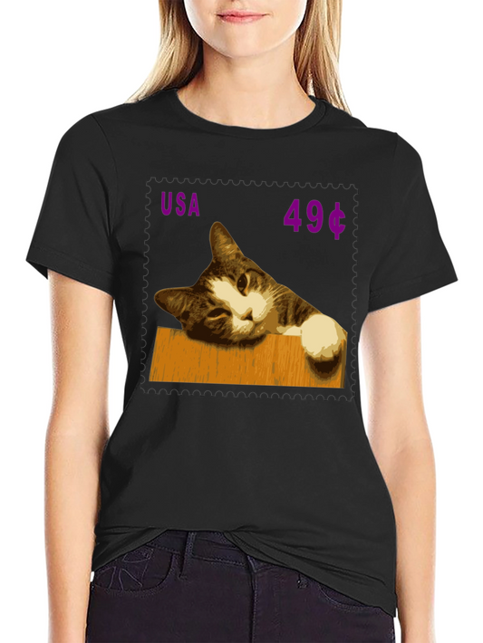 Cool Cat USA 49¢ Stamp T-Shirt