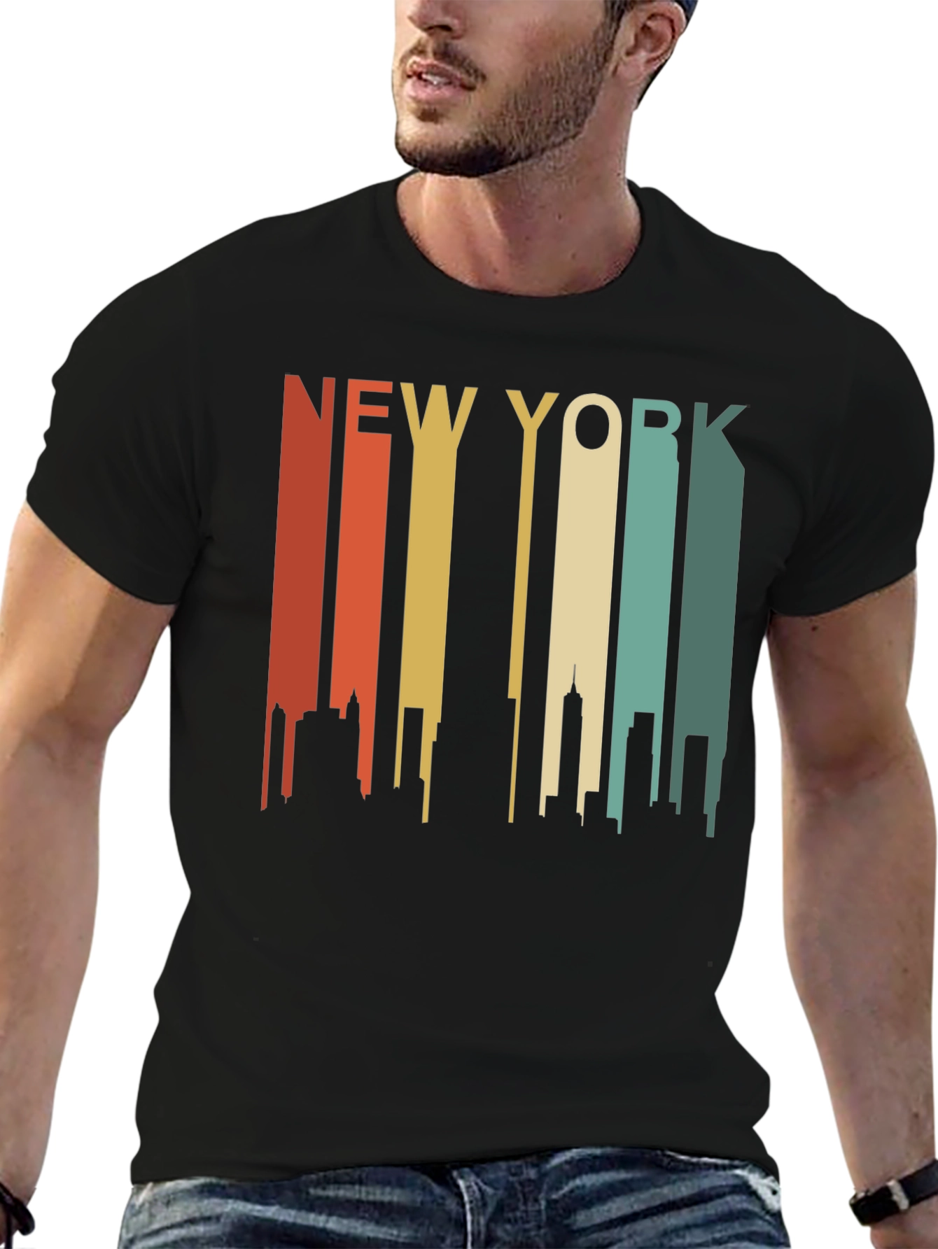 Retro New York Skyline T-Shirt