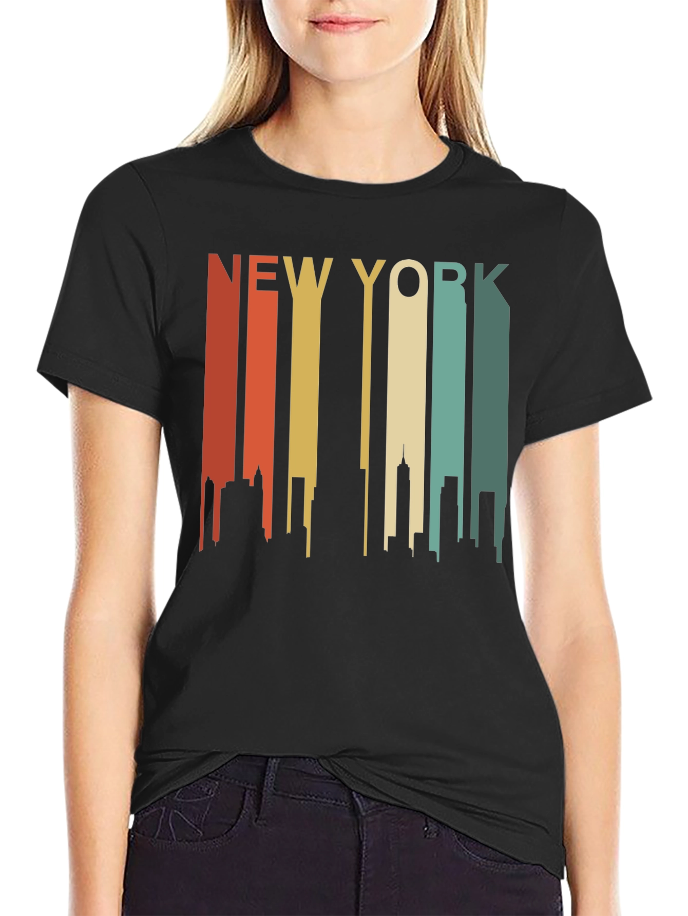 Retro New York Skyline T-Shirt