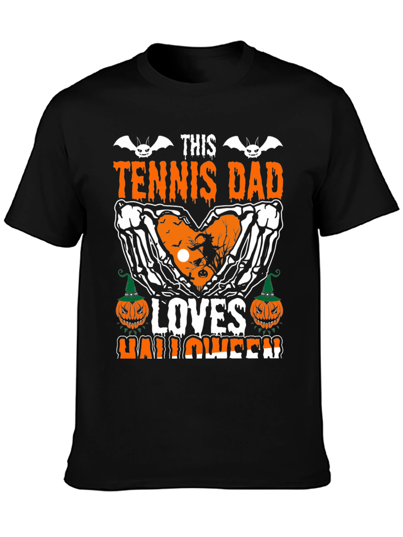 Tennis Dad Halloween Graphic Tee
