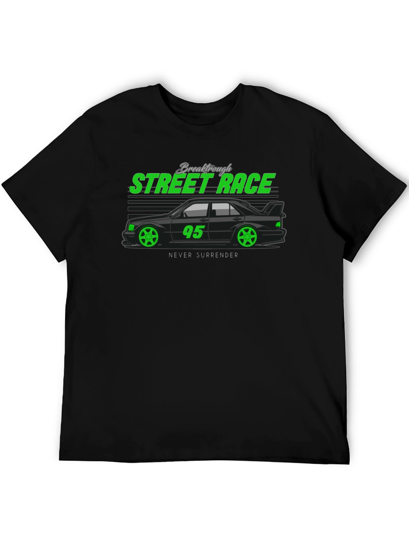 Street Race Graphic Tee - Never Surrender