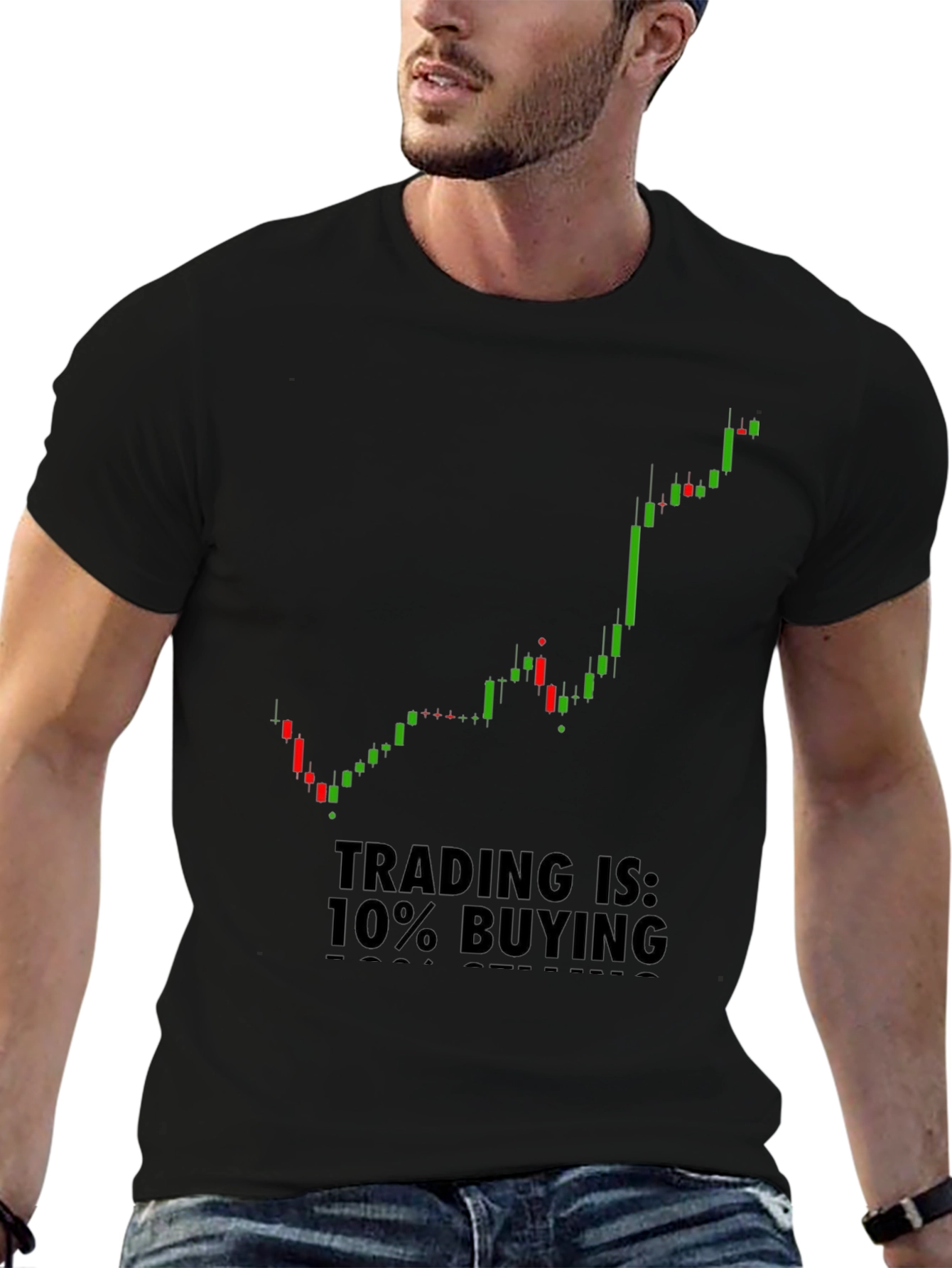Trading is 10% Buying T-Shirt - Black