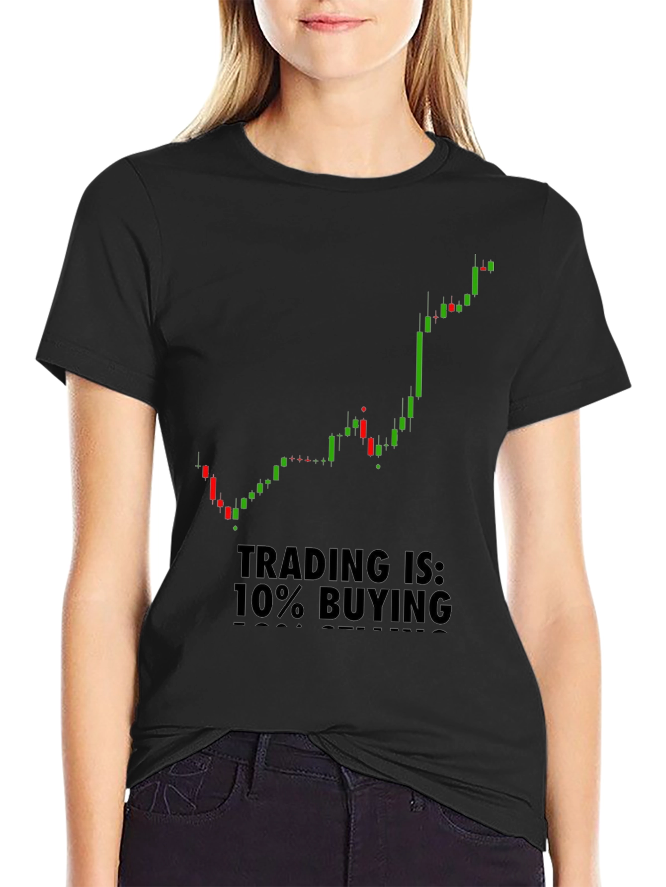 Trading is 10% Buying T-Shirt - Black