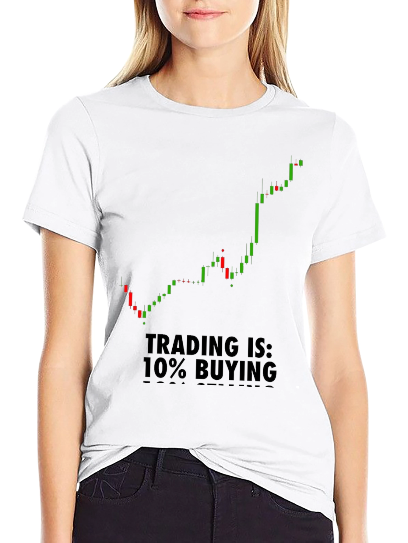 Trading is 10% Buying T-Shirt - Black