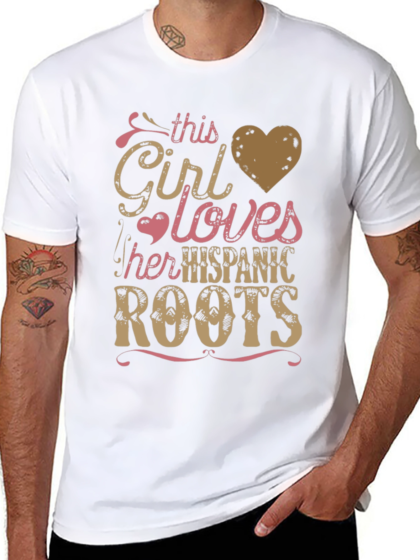 Hispanic Roots Girls T-Shirt