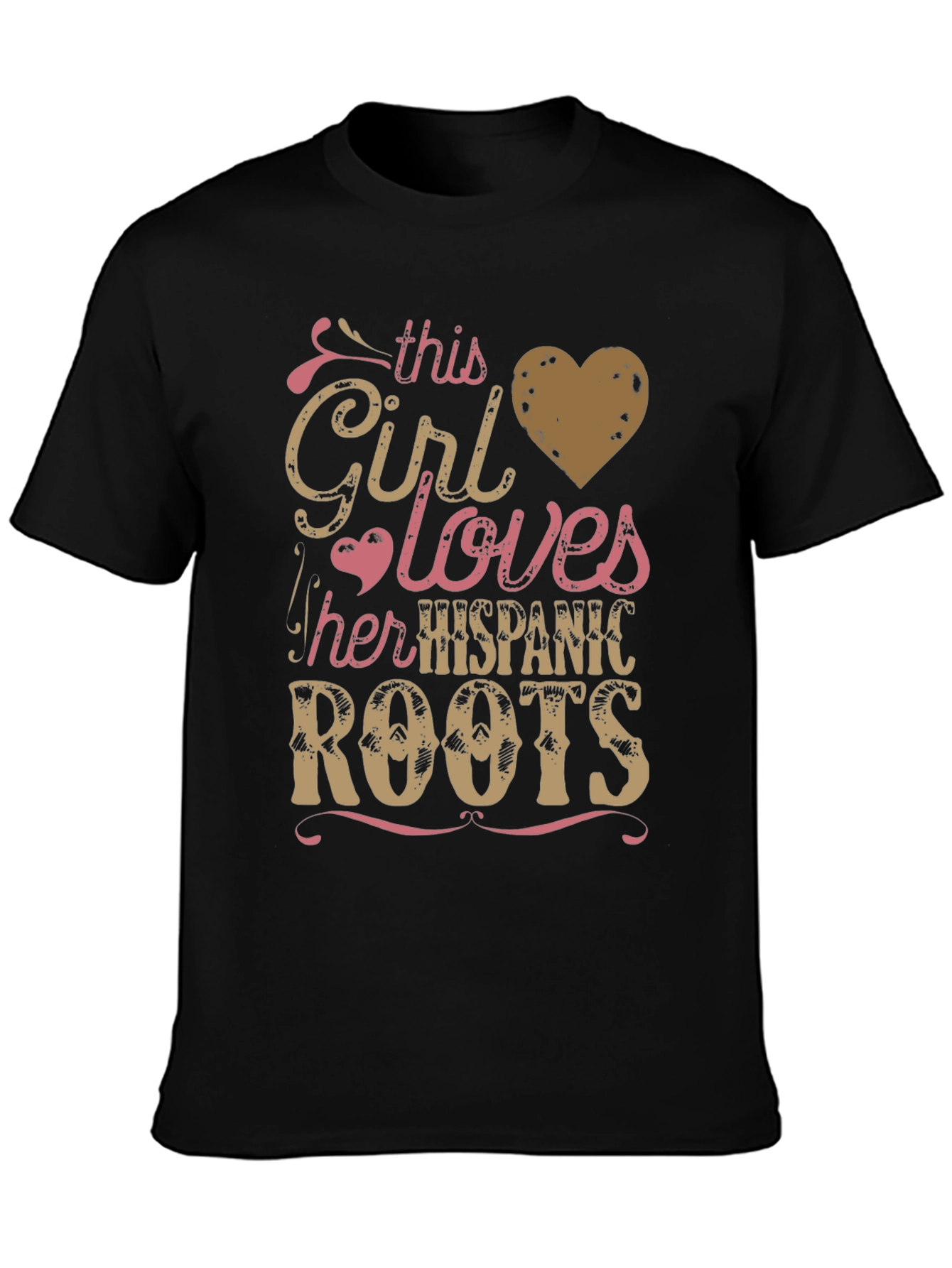 Hispanic Roots Girls T-Shirt