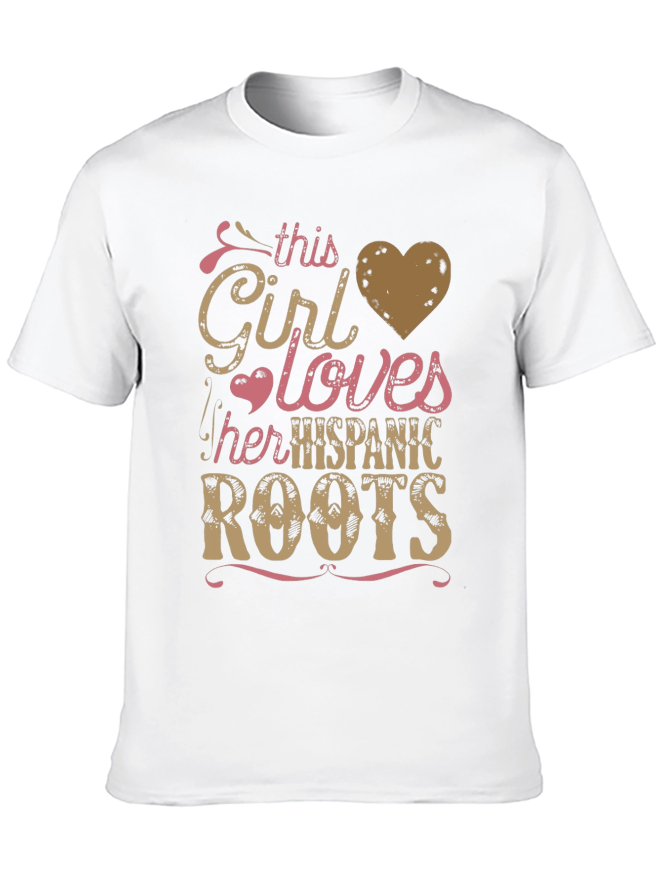 Hispanic Roots Girls T-Shirt