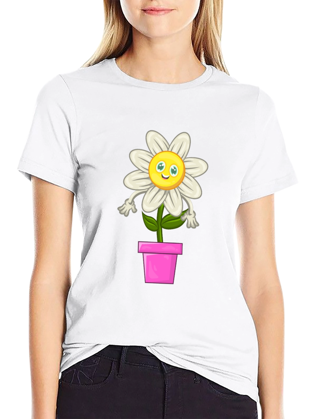 Cute Daisy Flower T-Shirt - Fun Floral Tee