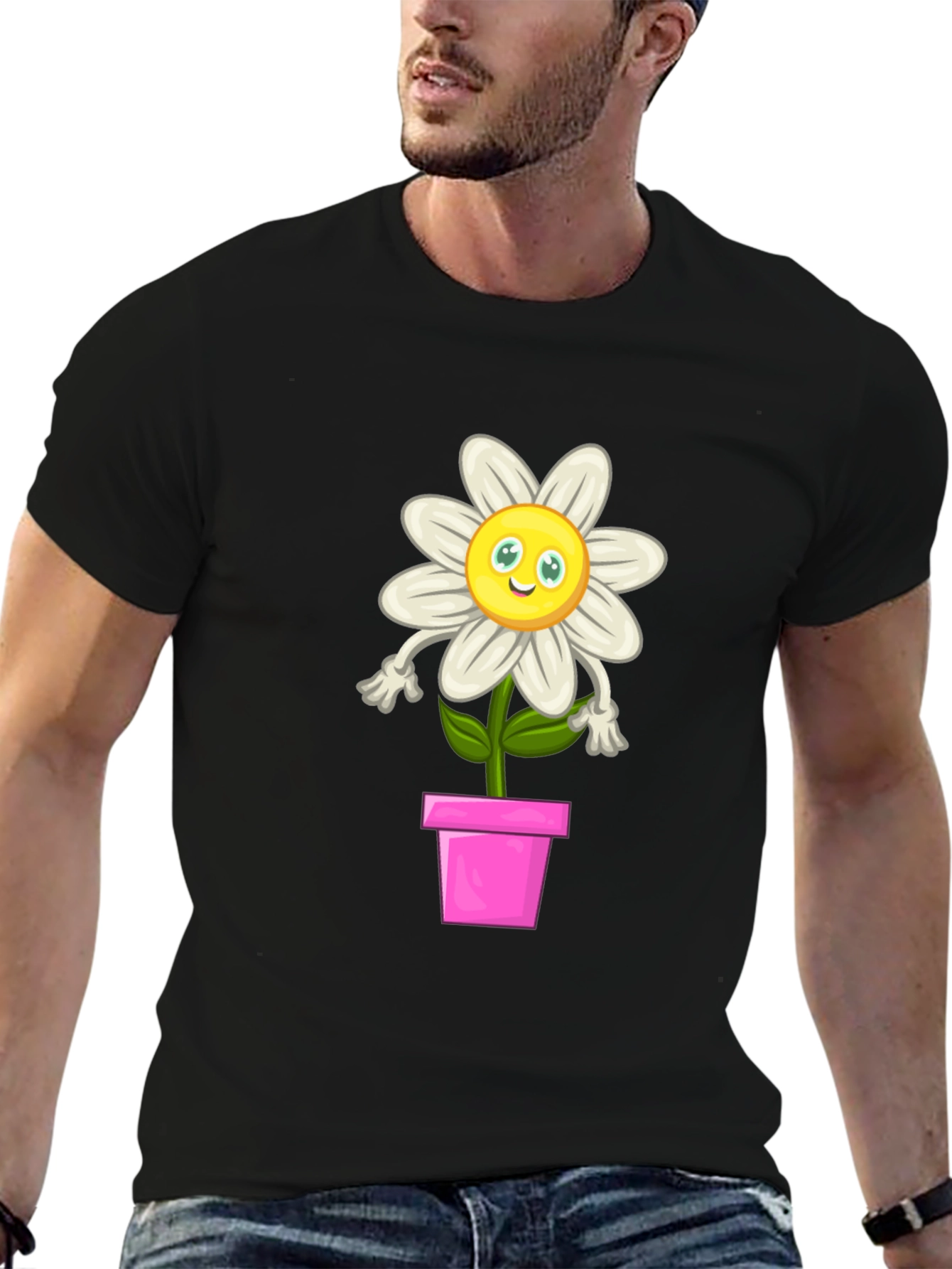 Cute Daisy Flower T-Shirt - Fun Floral Tee