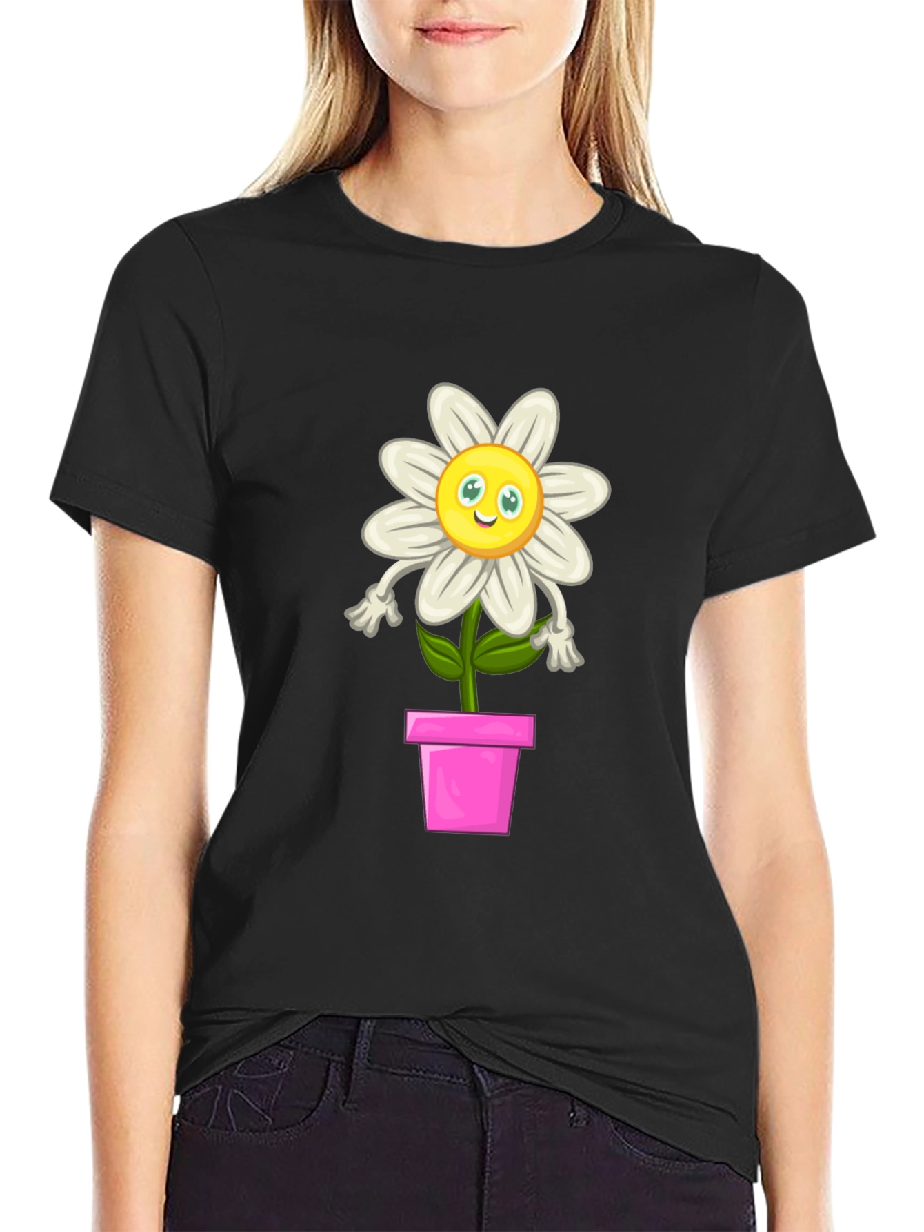 Cute Daisy Flower T-Shirt - Fun Floral Tee