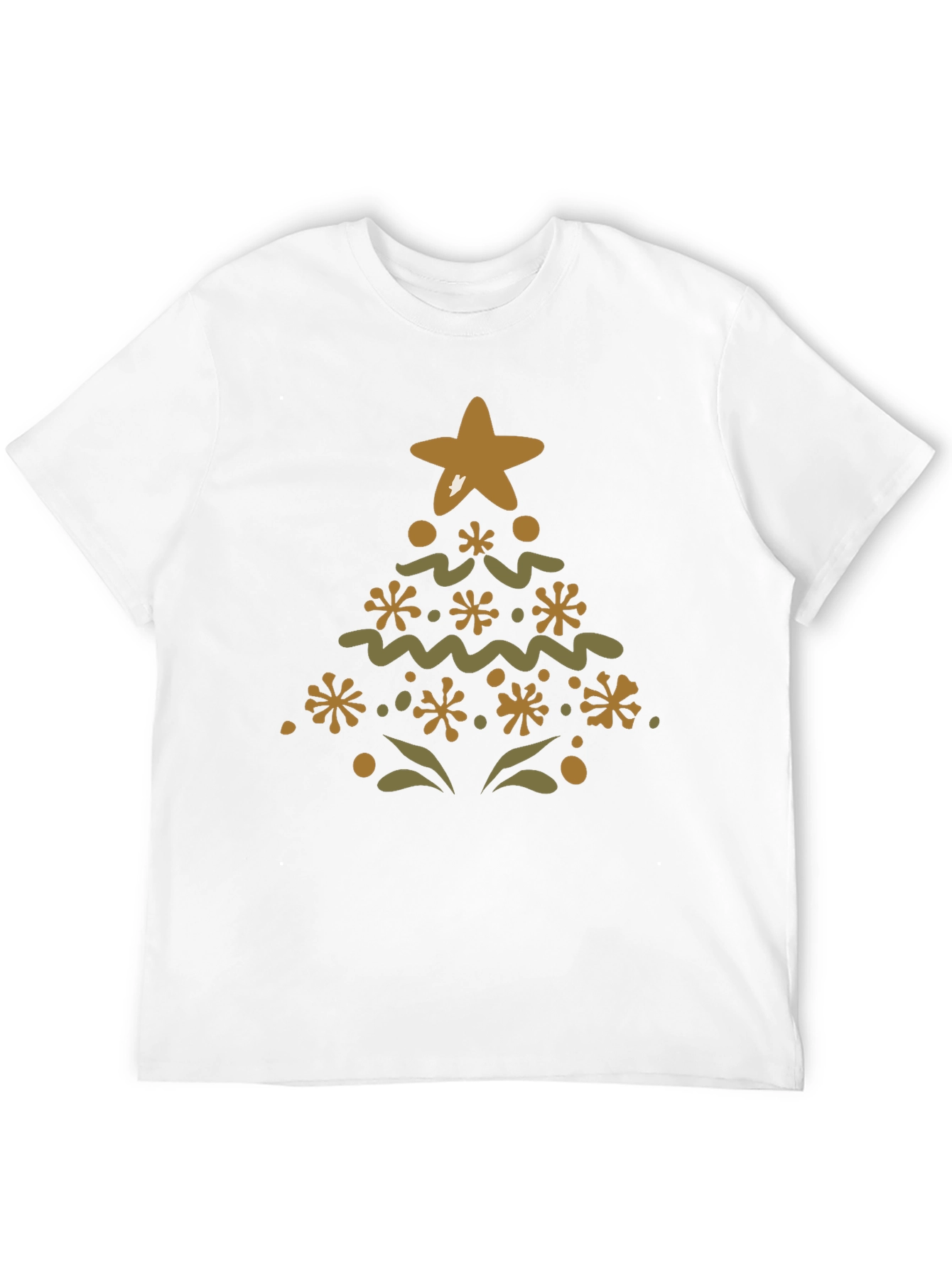 Festive Christmas Tree Graphic Tee - Holiday Style