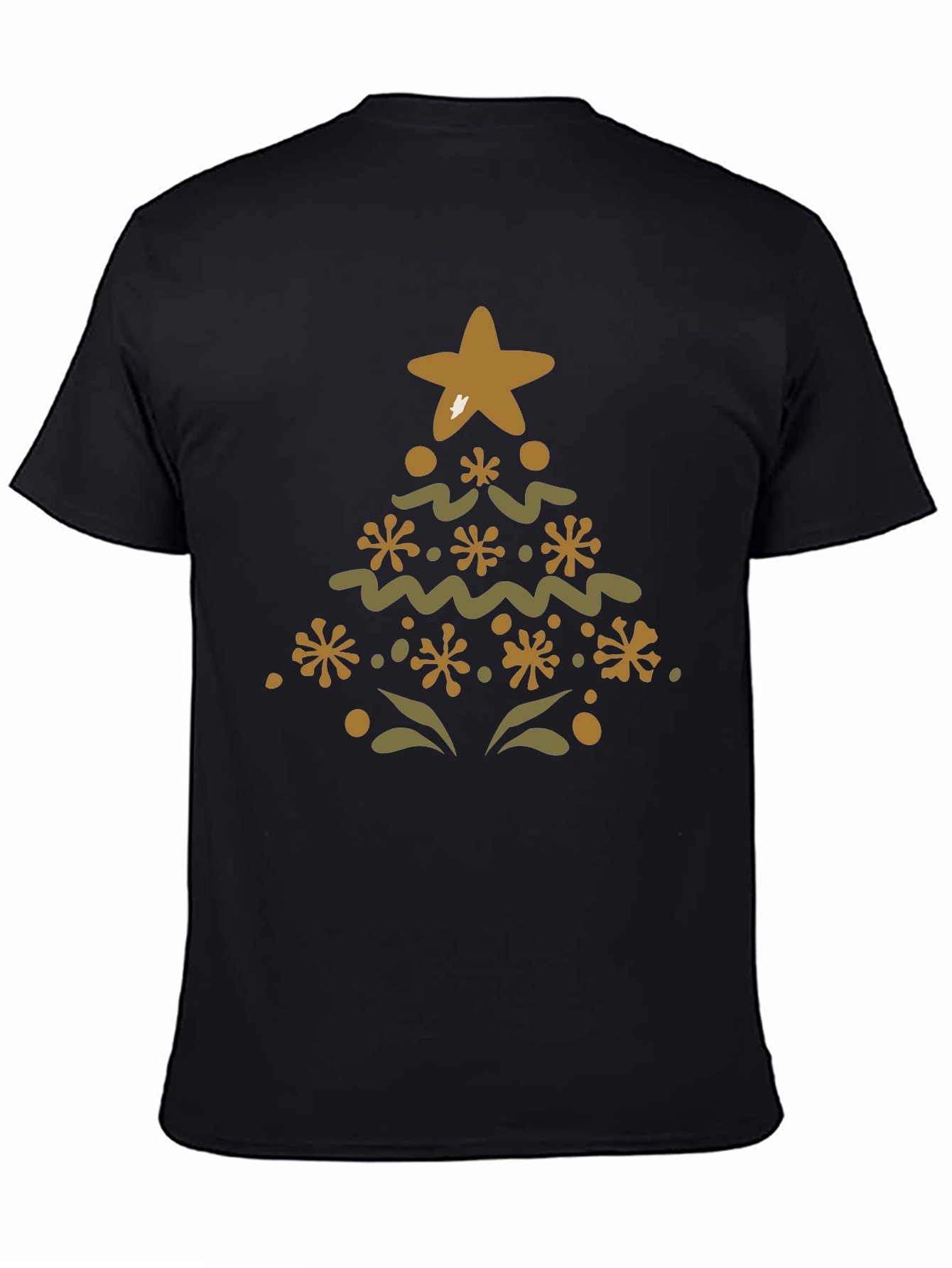 Festive Christmas Tree Graphic Tee - Holiday Style