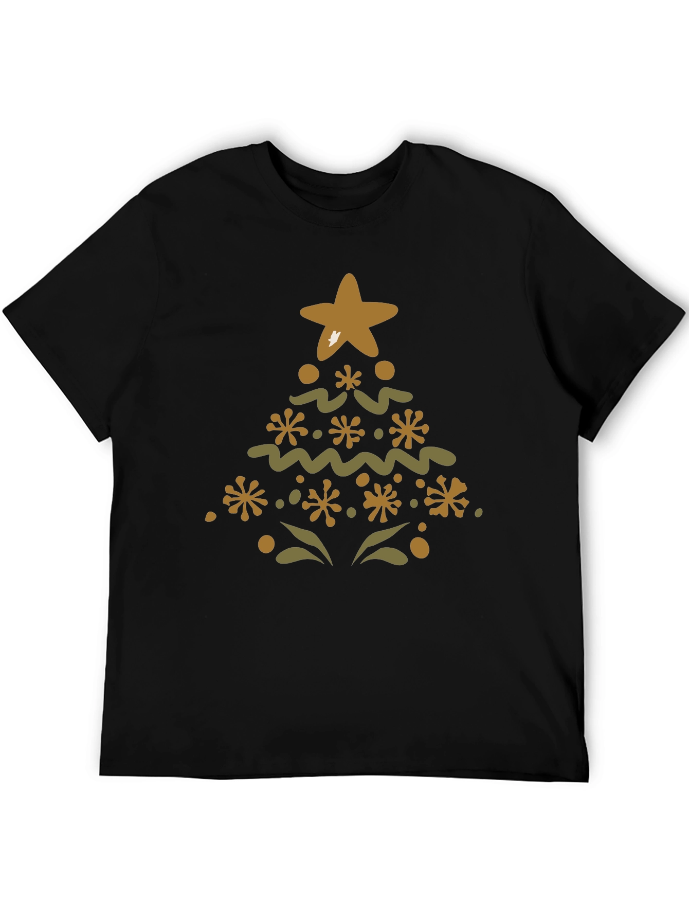 Festive Christmas Tree Graphic Tee - Holiday Style