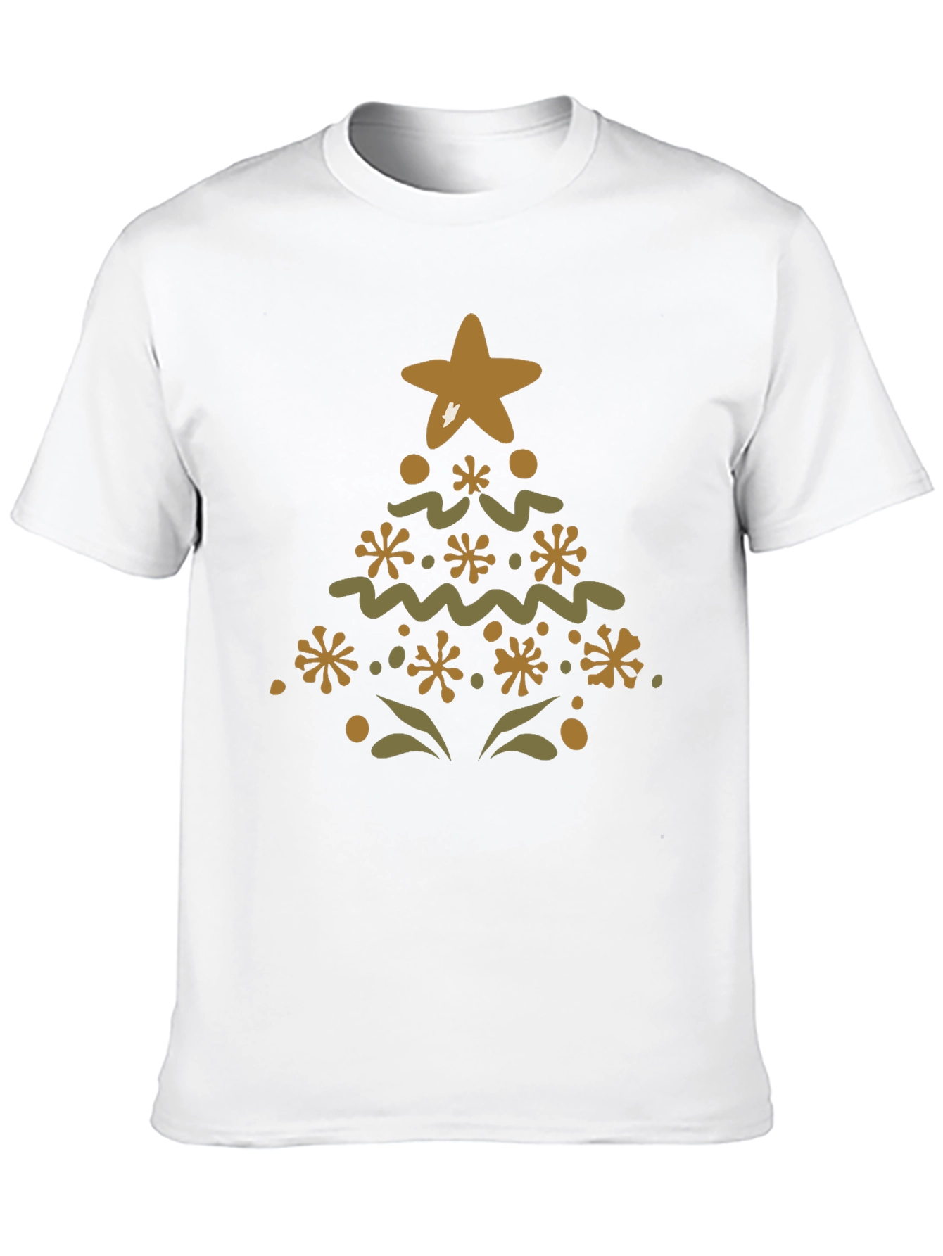 Festive Christmas Tree Graphic Tee - Holiday Style