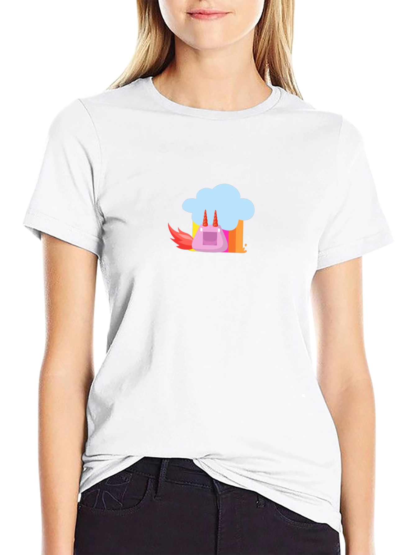 Fun Cartoon Graphic T-Shirt