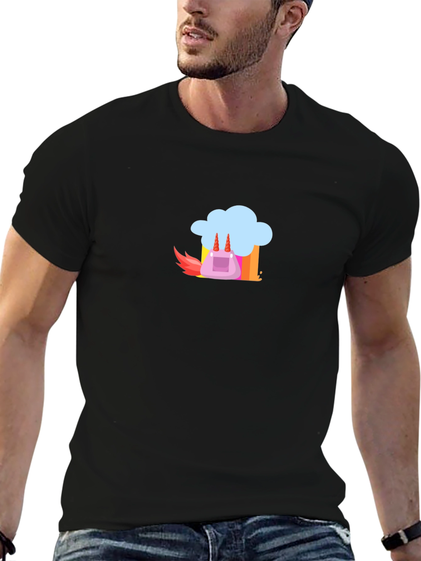 Fun Cartoon Graphic T-Shirt