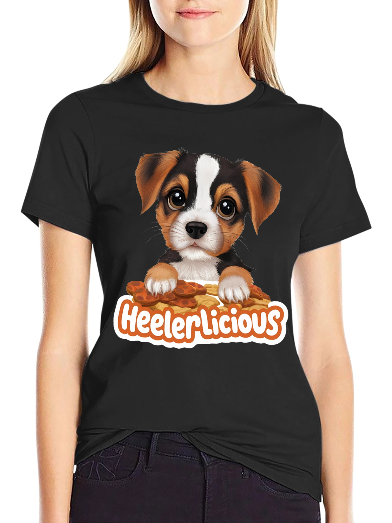 Heelerlicious Puppy T-Shirt - Cute Dog Tee