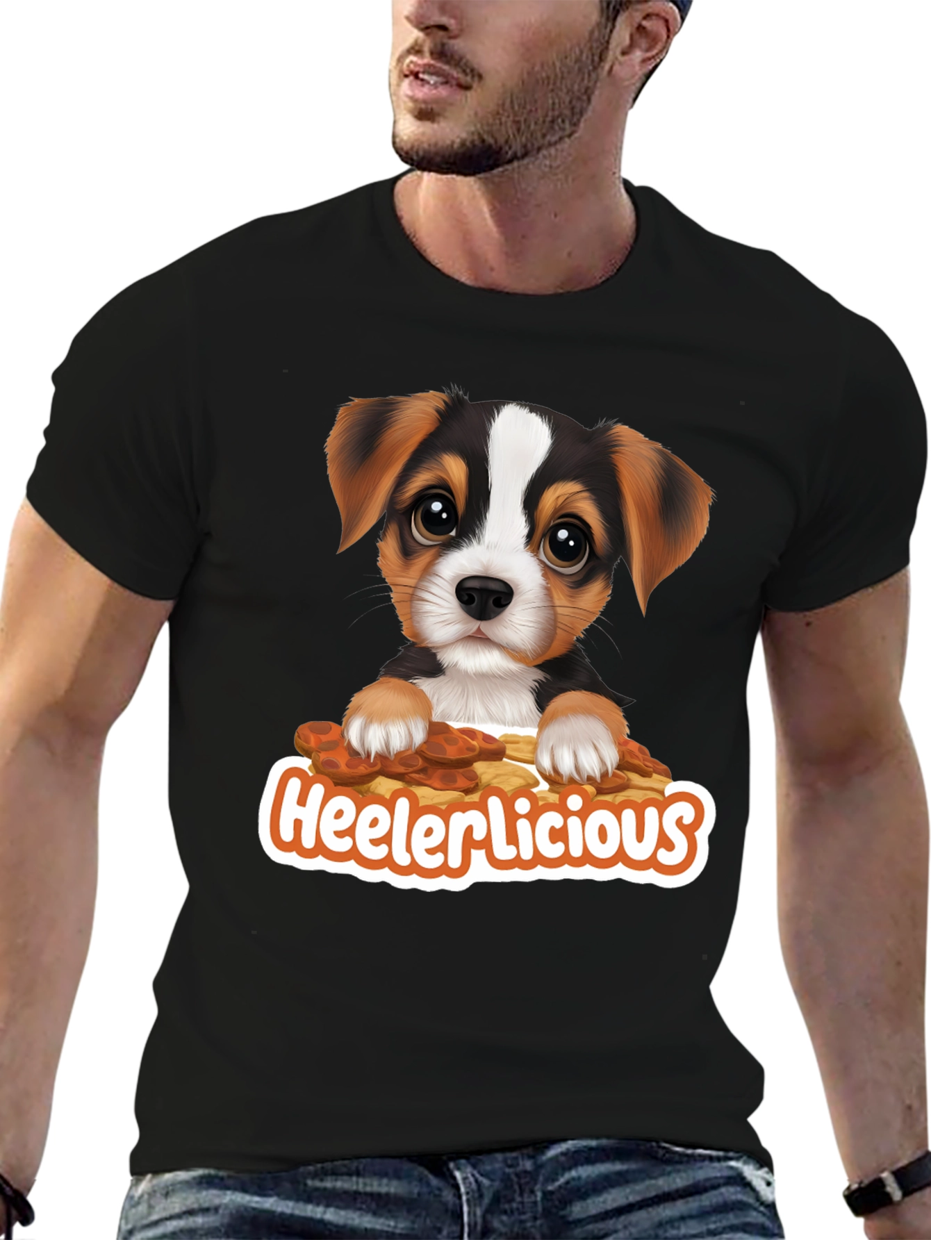 Heelerlicious Puppy T-Shirt - Cute Dog Tee