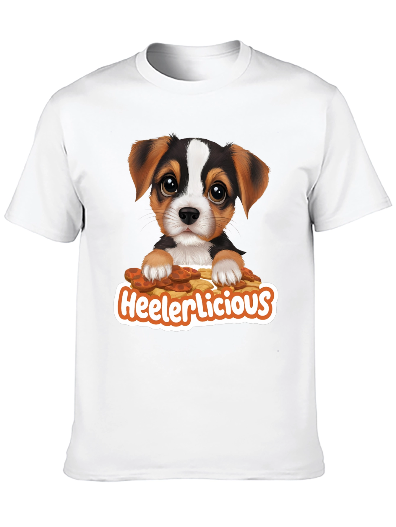 Heelerlicious Puppy T-Shirt - Cute Dog Tee