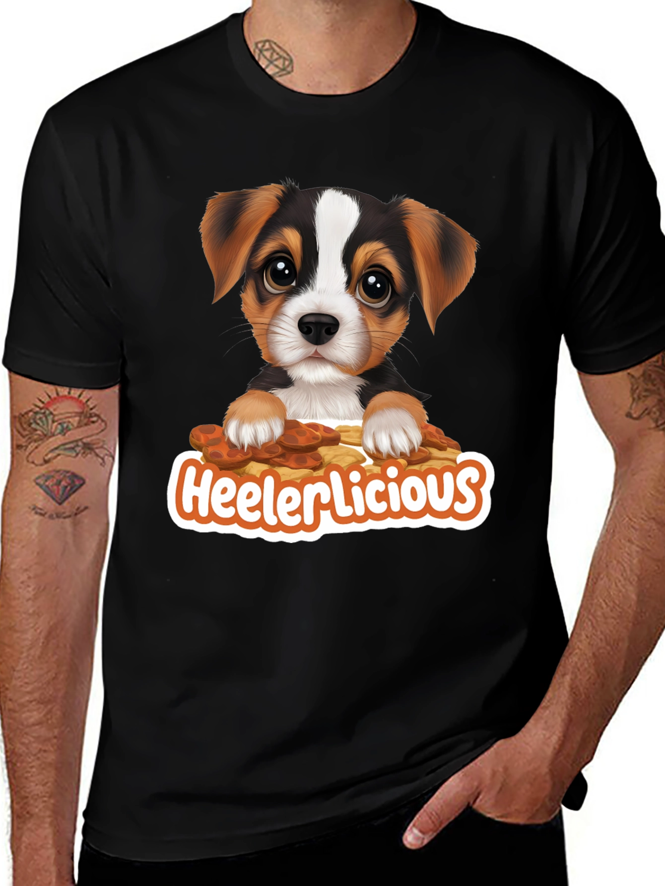Heelerlicious Puppy T-Shirt - Cute Dog Tee