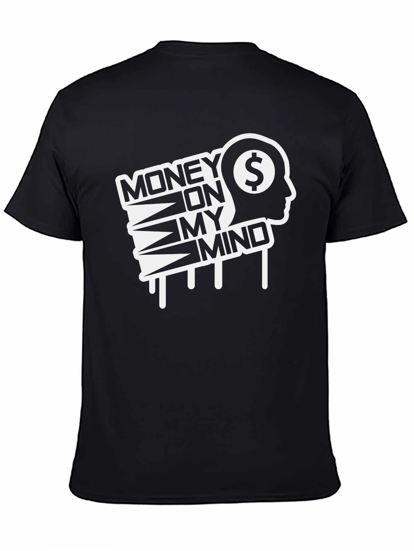 Money On My Mind Graphic Tee - Black