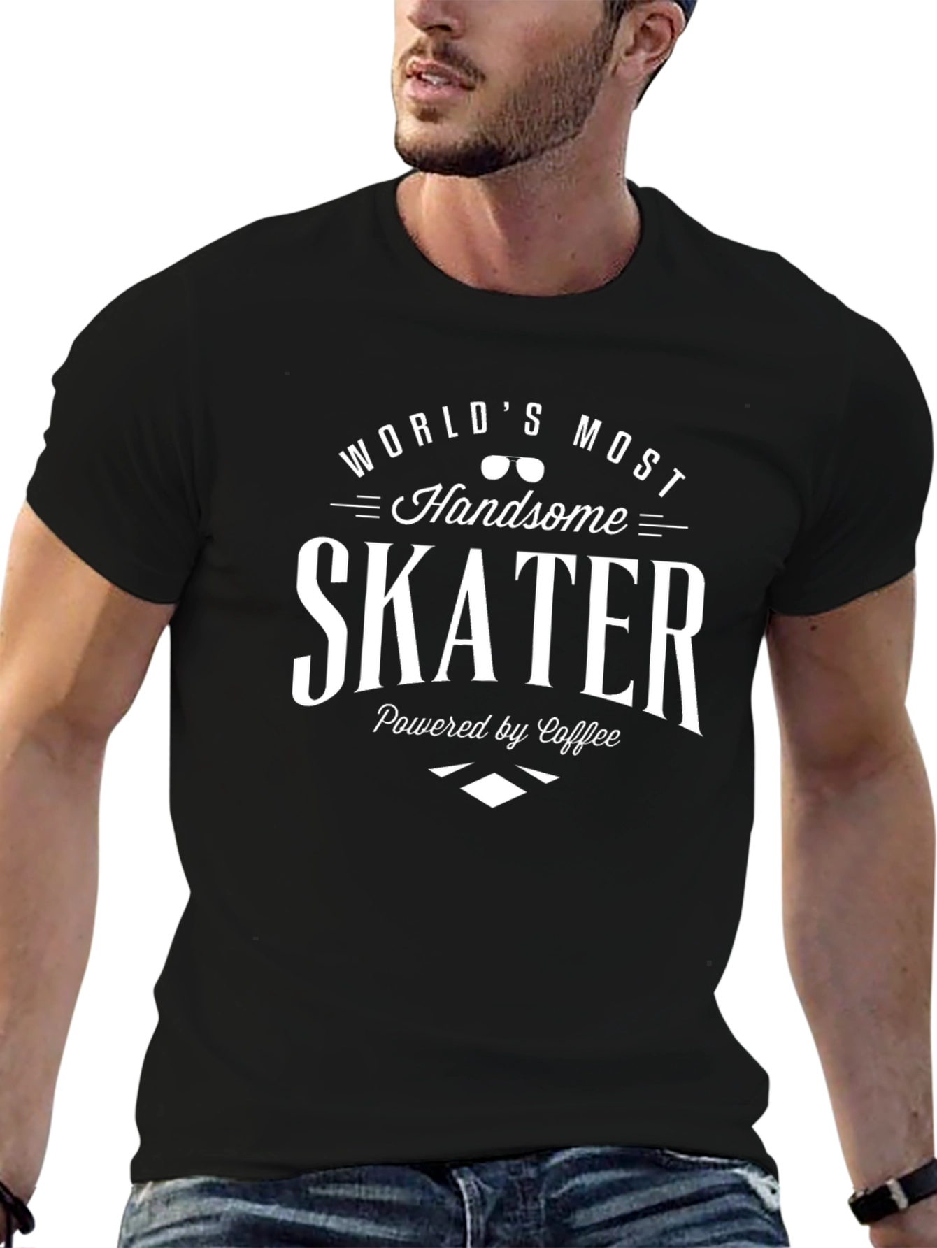Handsome Skater Coffee T-Shirt