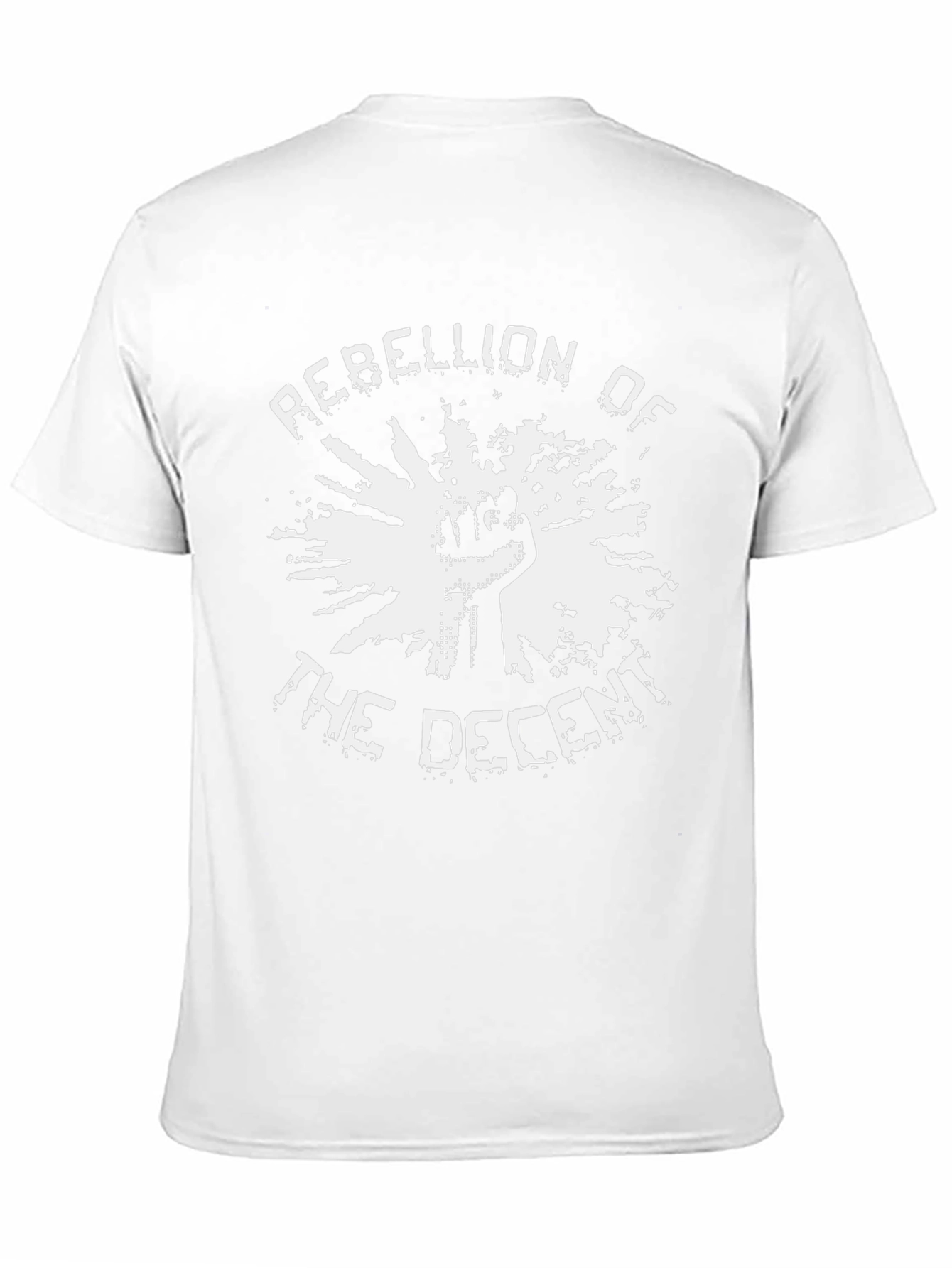 Rebellion of the Decent Black Graphic T-Shirt