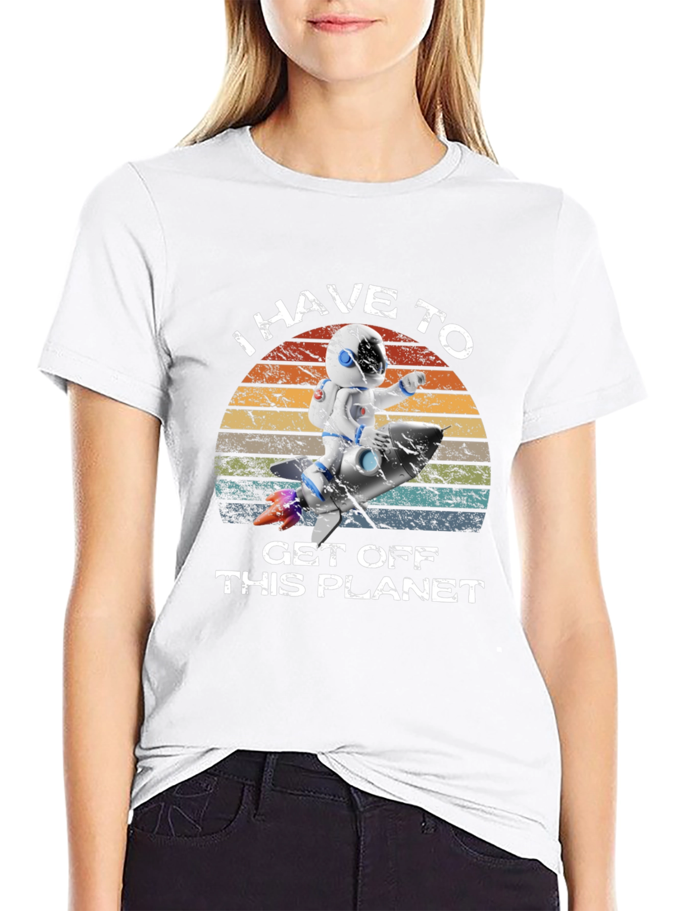 I Have to Get Off This Planet Astronaut T-Shirt