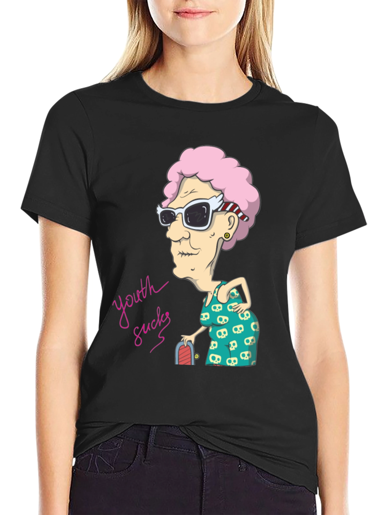 Youth Sucks T-Shirt - Cool Grandma Graphic