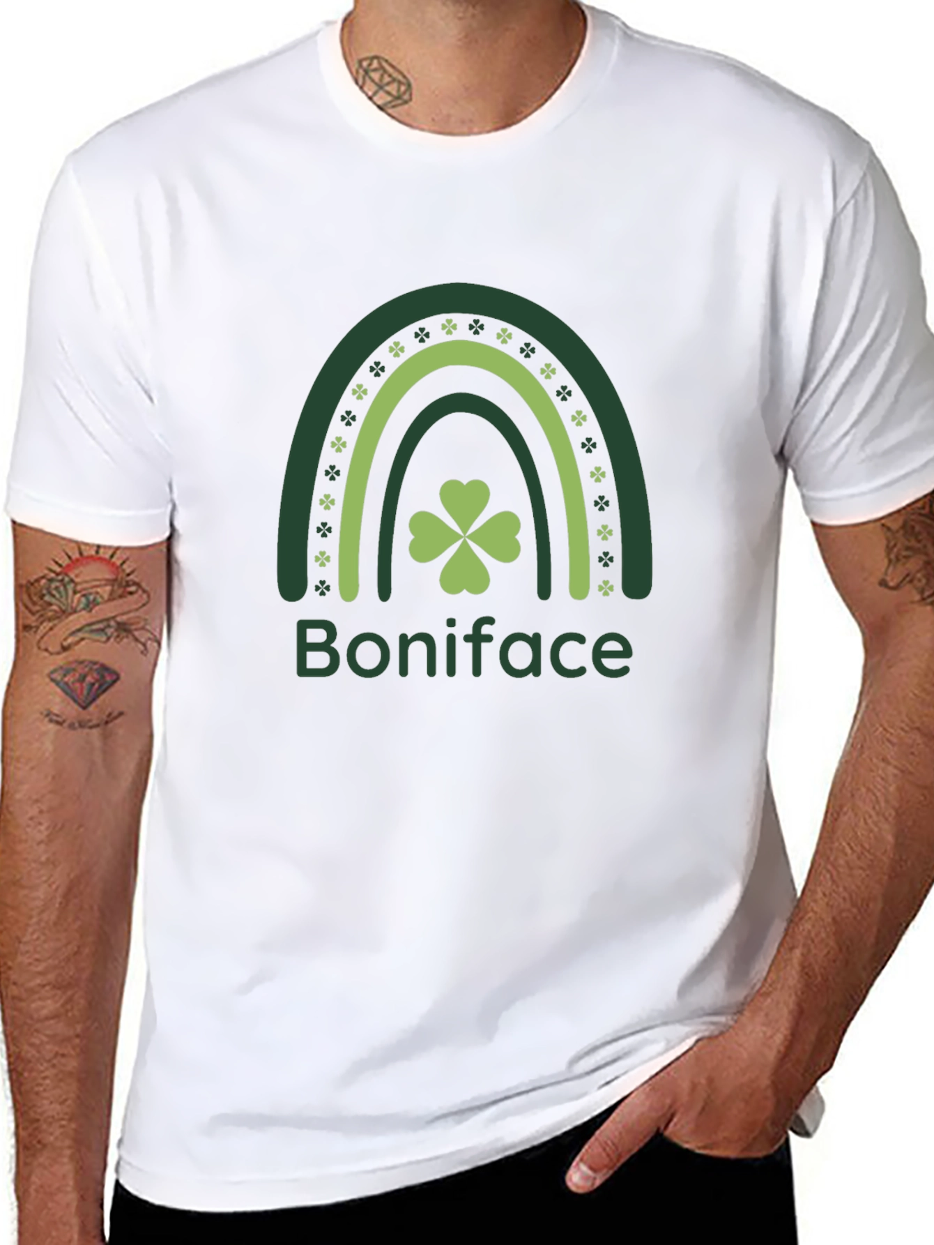 St. Patricks Day Rainbow Boniface T-Shirt