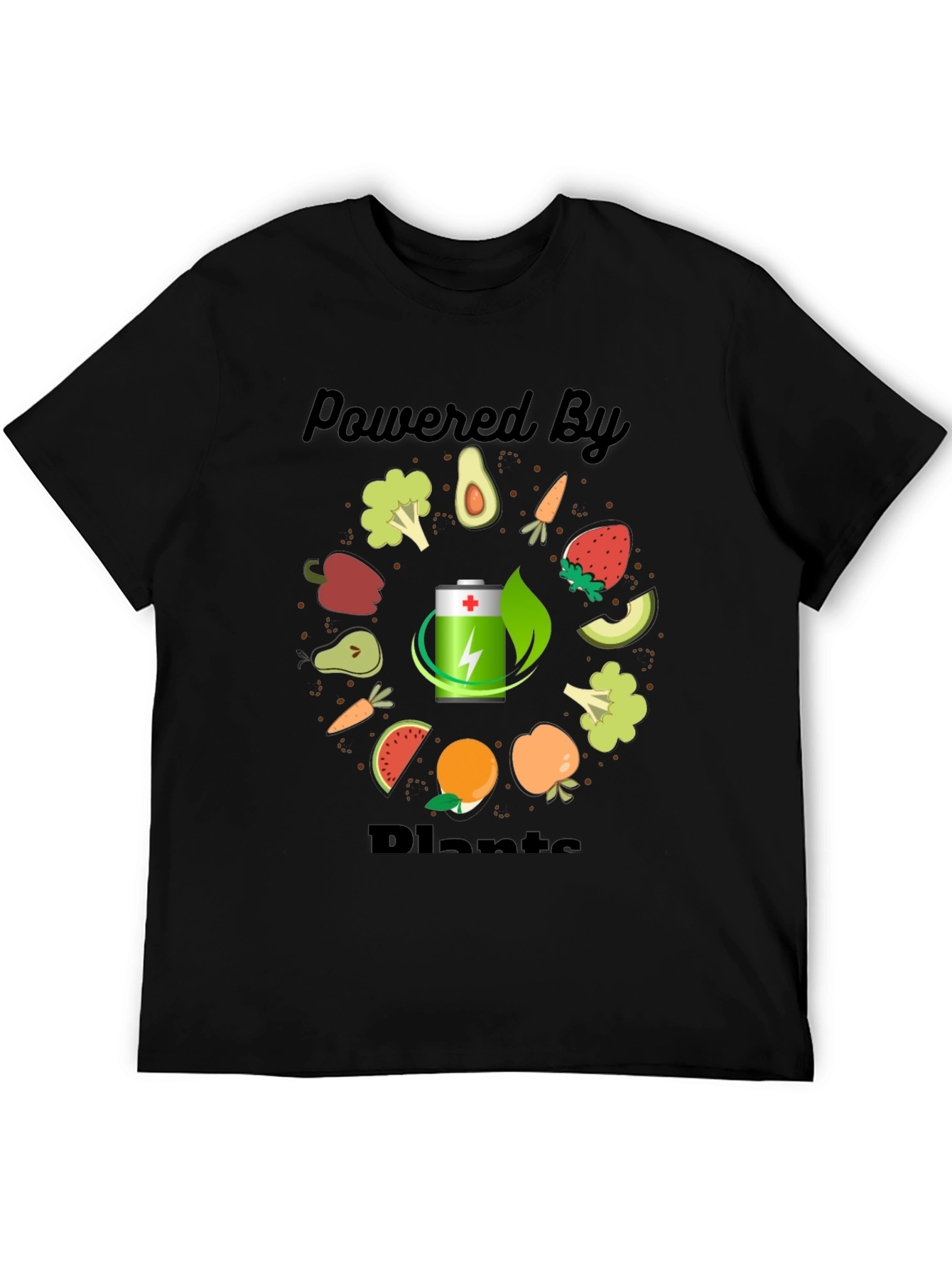 Powered by Plants Vegan Graphic Tee