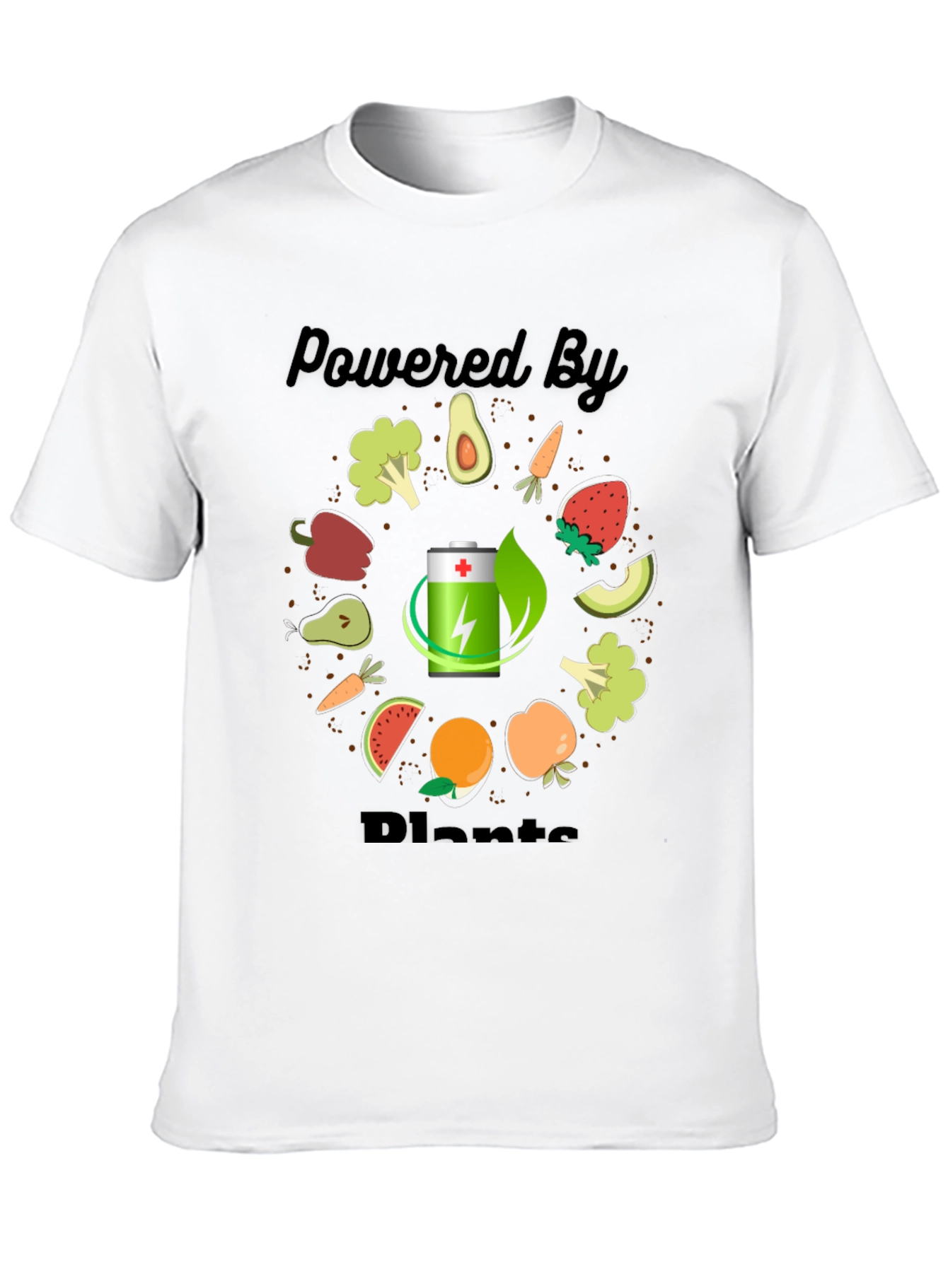 Powered by Plants Vegan Graphic Tee