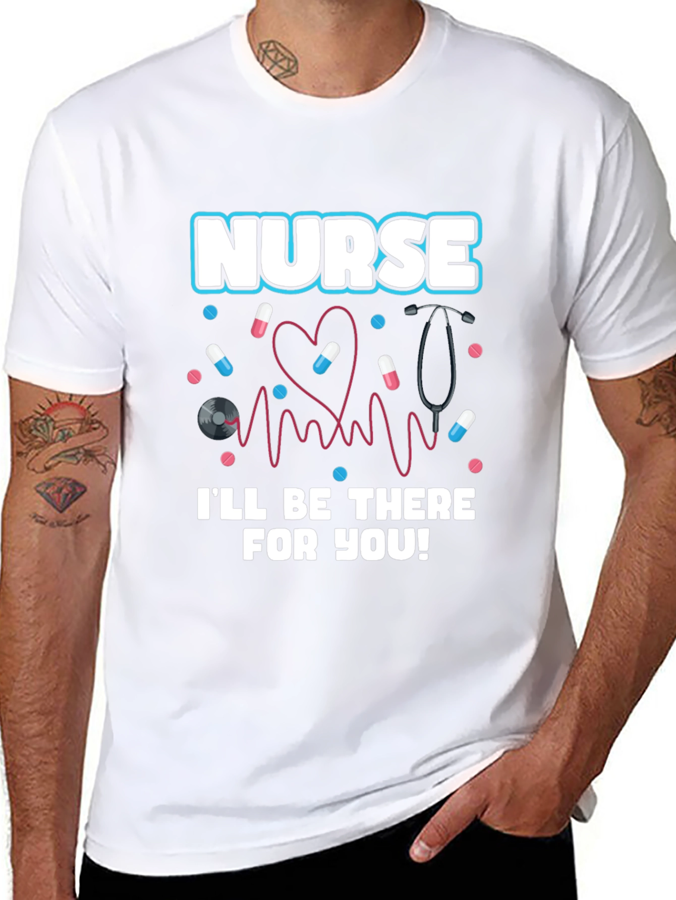 Nurse Ill Be There For You Graphic T-Shirt