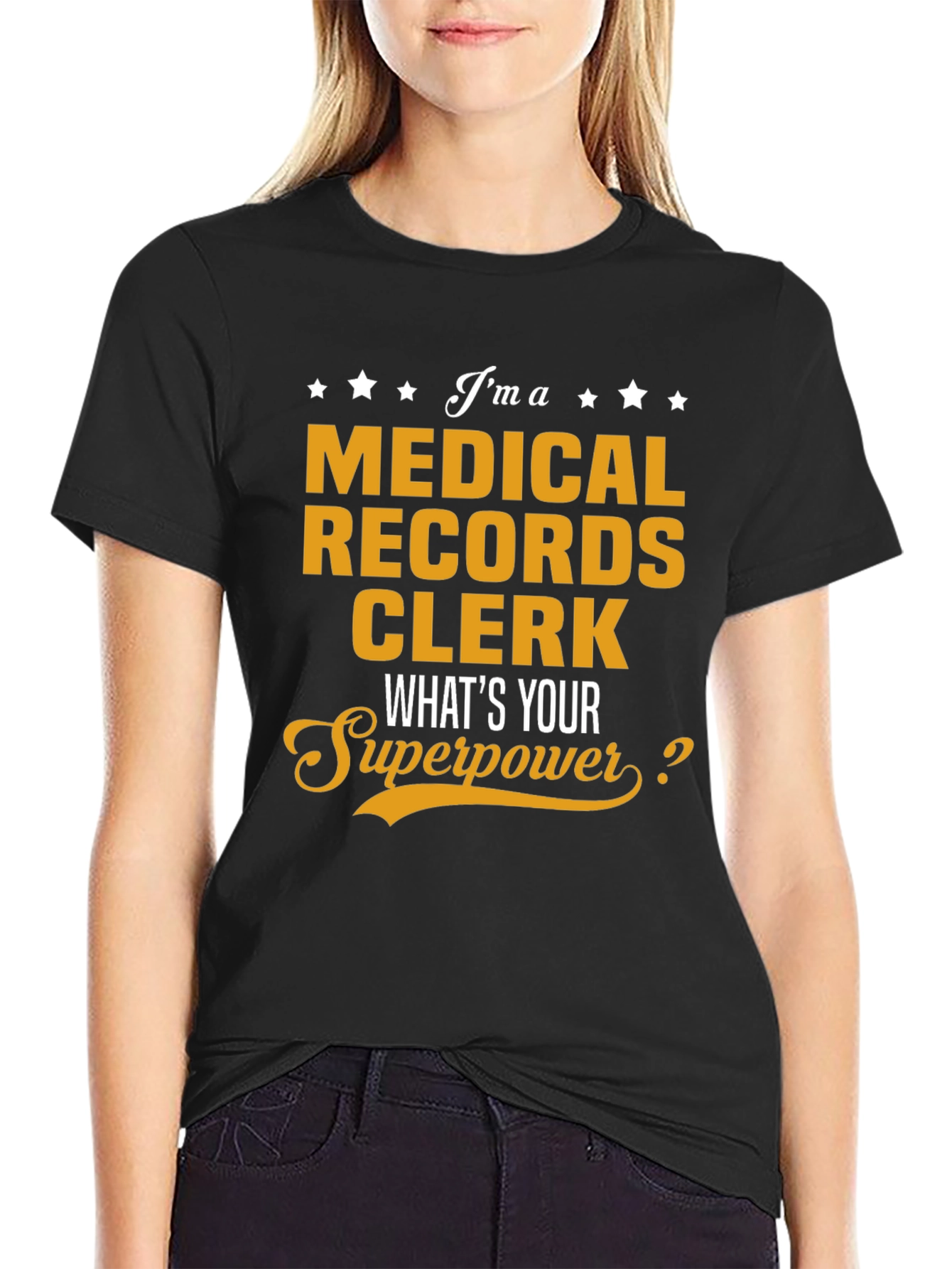 Medical Records Clerk Superpower T-Shirt