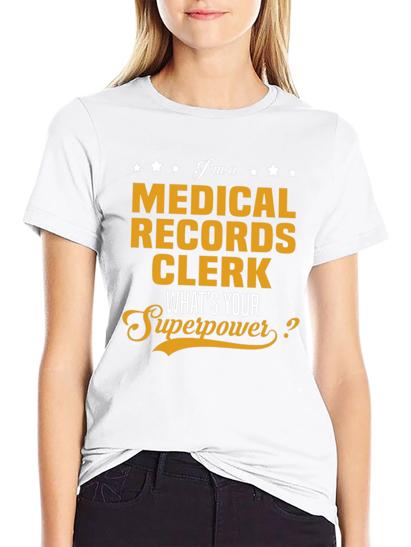 Medical Records Clerk Superpower T-Shirt