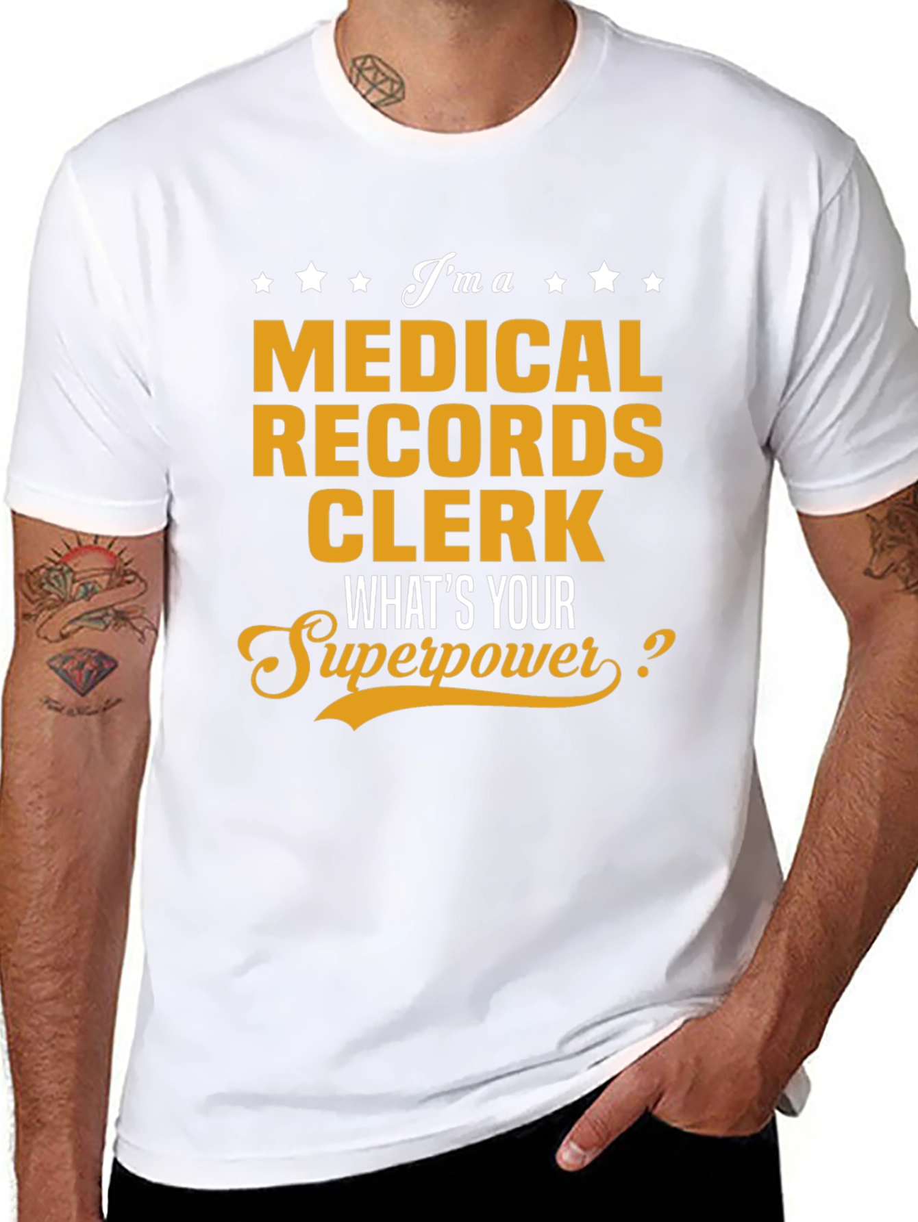 Medical Records Clerk Superpower T-Shirt