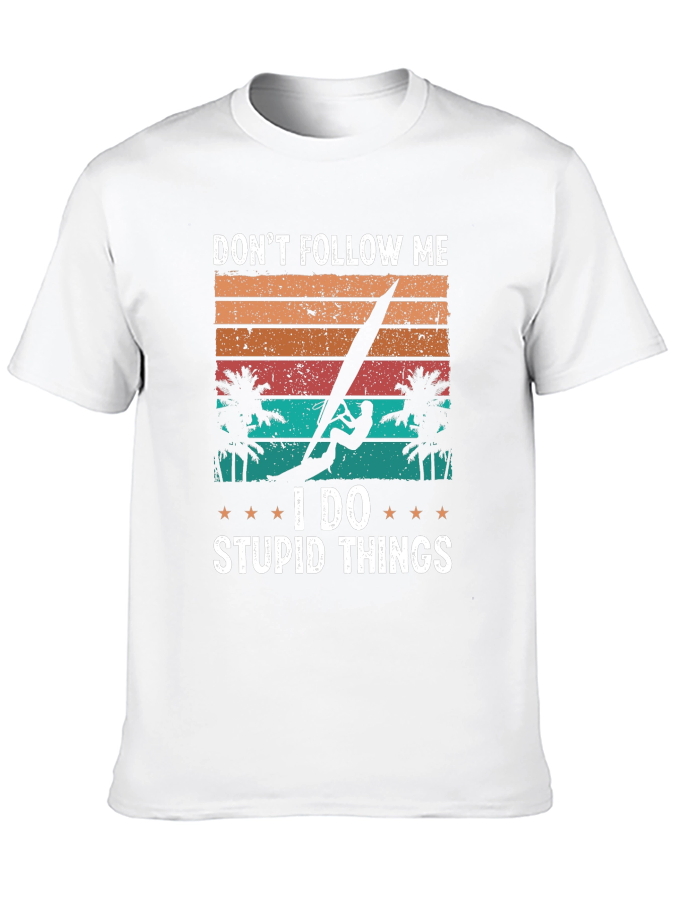 Dont Follow Me Windsurfer Graphic T-Shirt