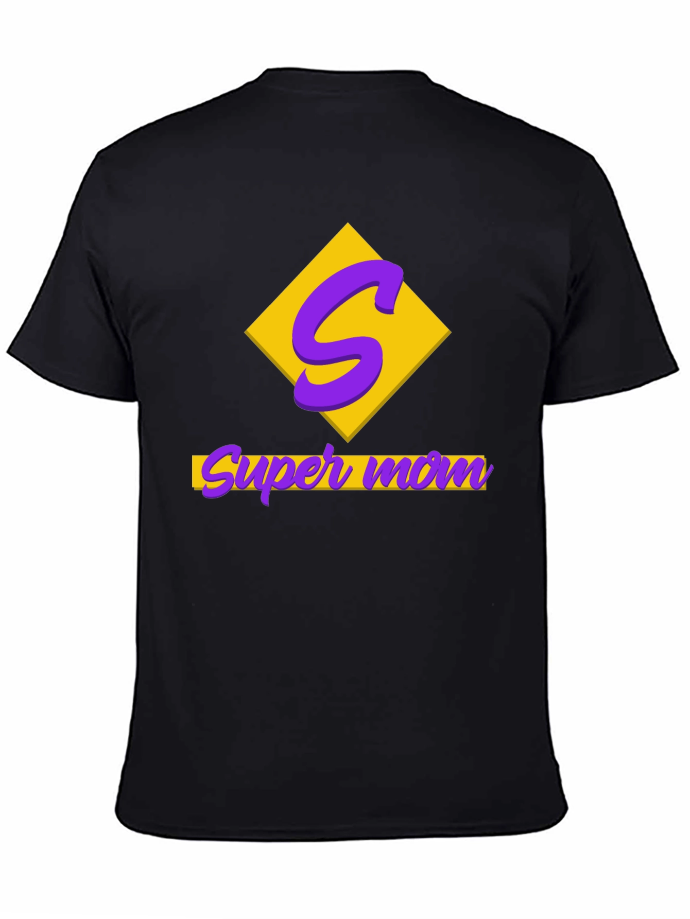 Super Mom Black T-Shirt