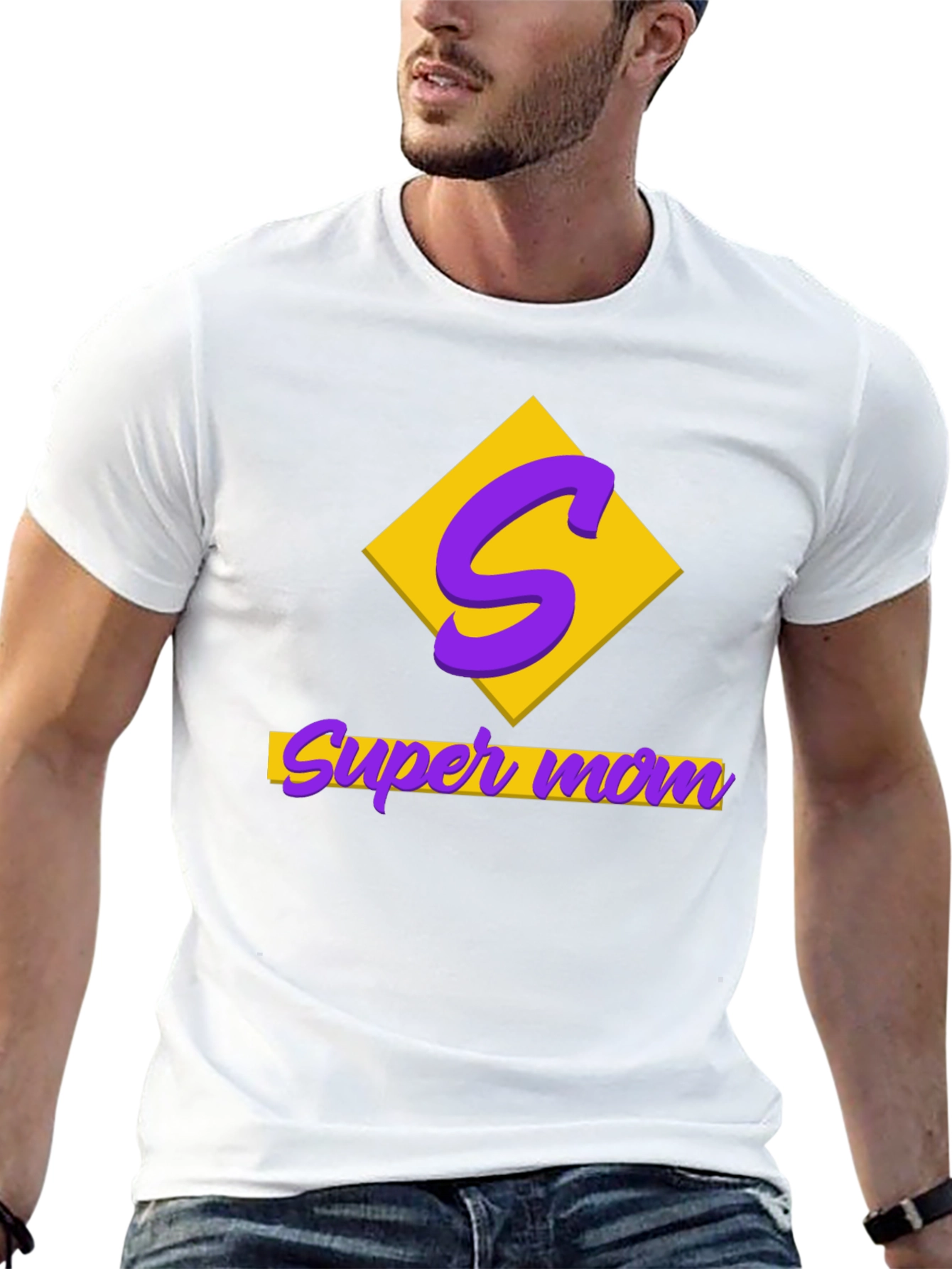 Super Mom Black T-Shirt