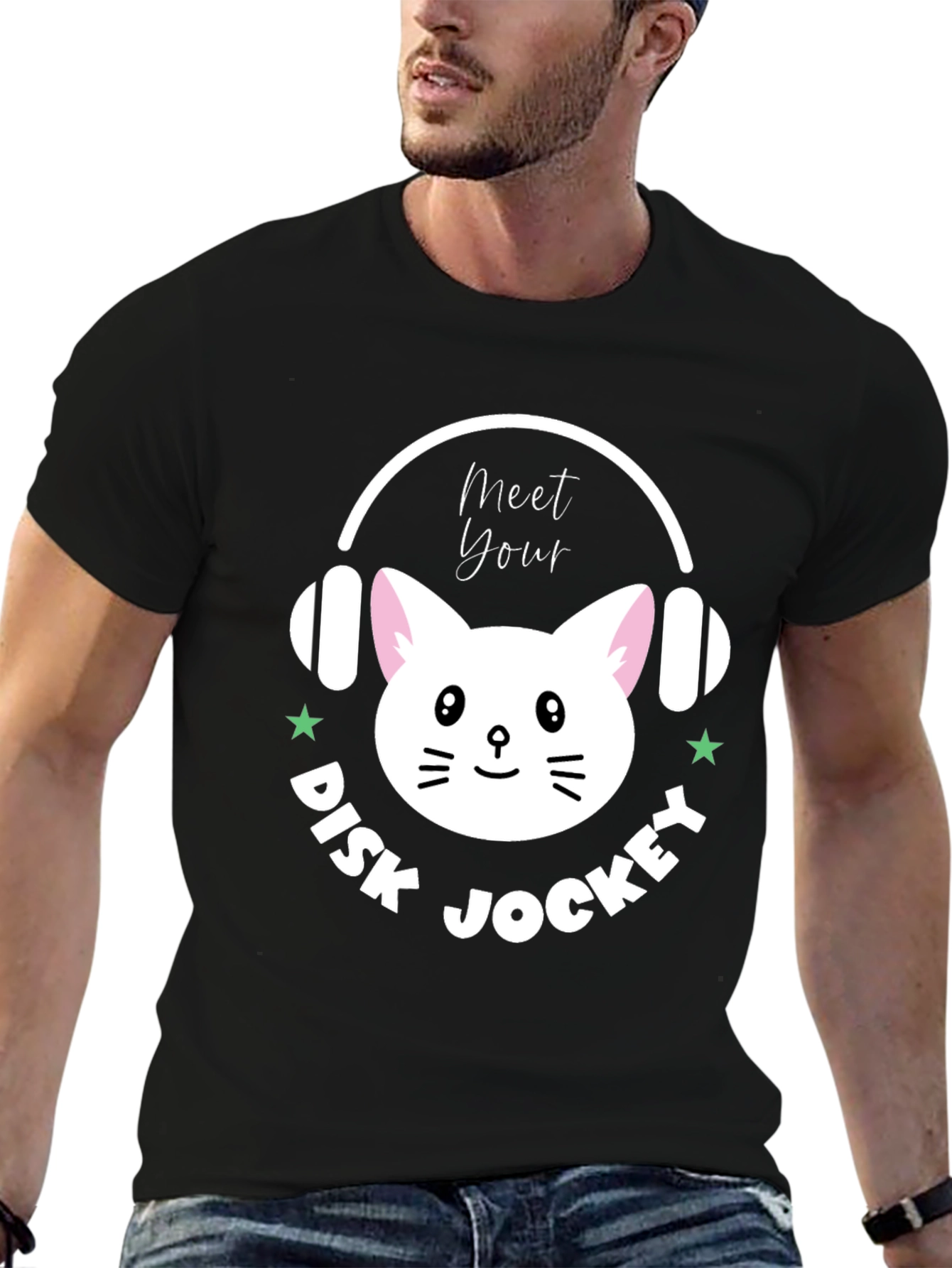 Meet Your Disk Jockey Cat T-Shirt