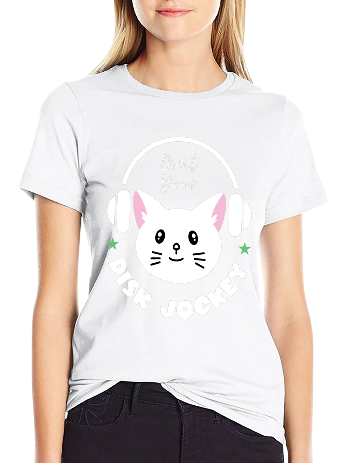 Meet Your Disk Jockey Cat T-Shirt