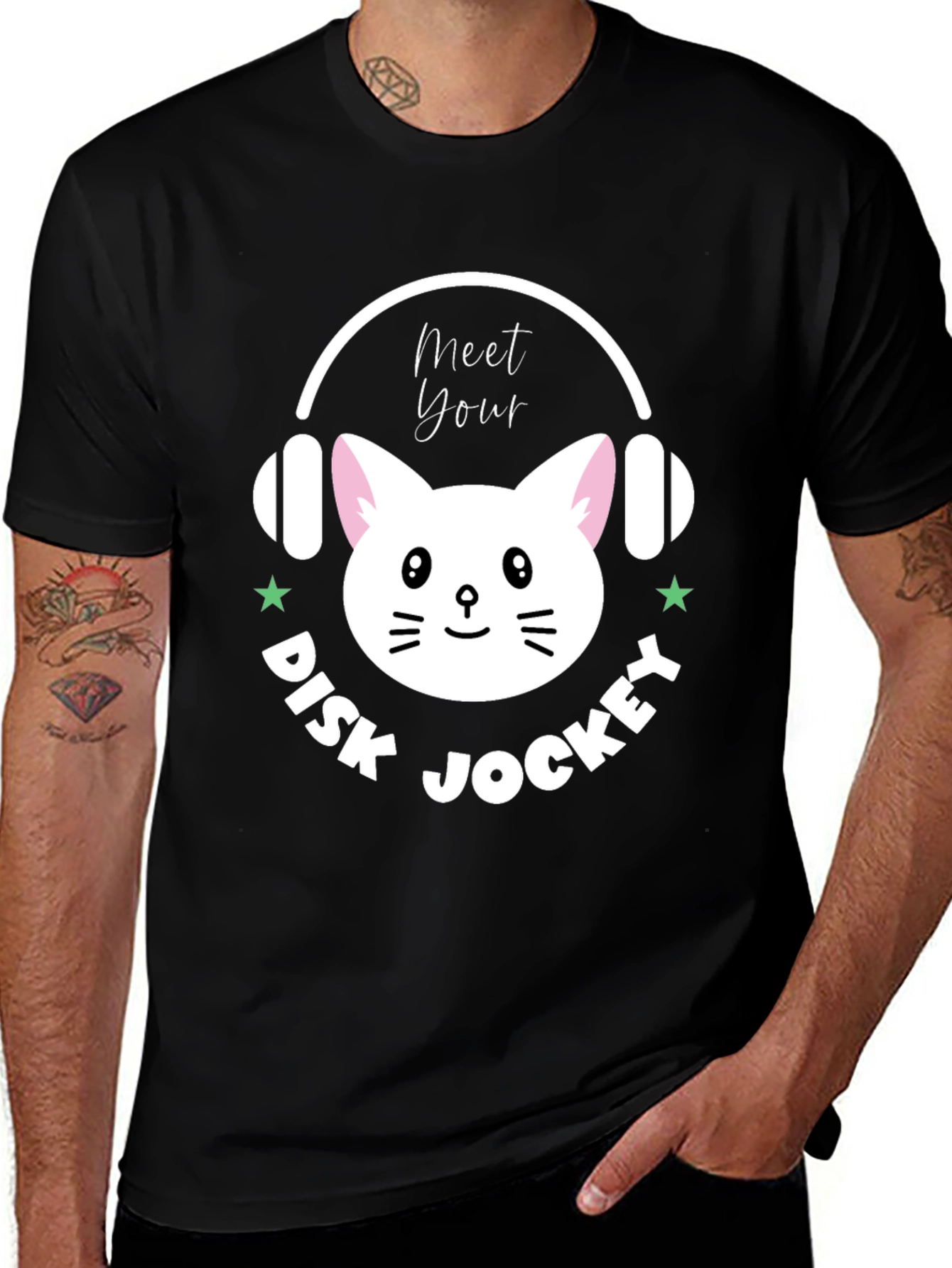 Meet Your Disk Jockey Cat T-Shirt