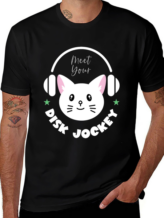 Meet Your Disk Jockey Cat T-Shirt