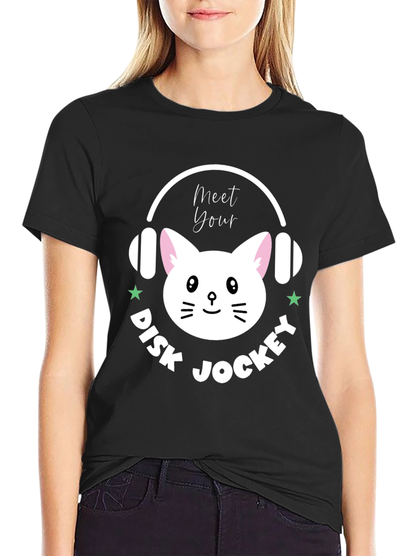 Meet Your Disk Jockey Cat T-Shirt