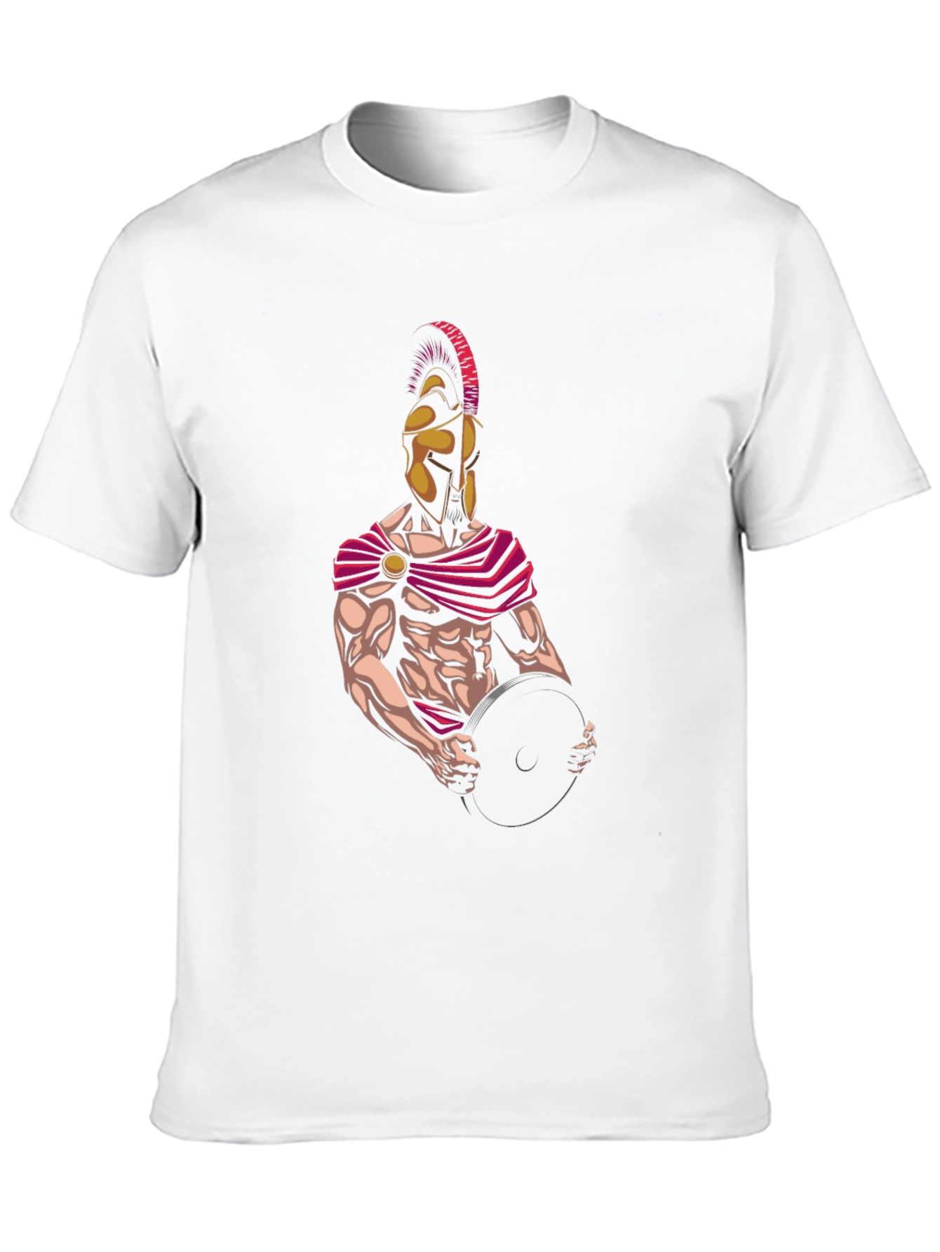 Spartan Warrior Gym T-Shirt - Black Graphic Tee