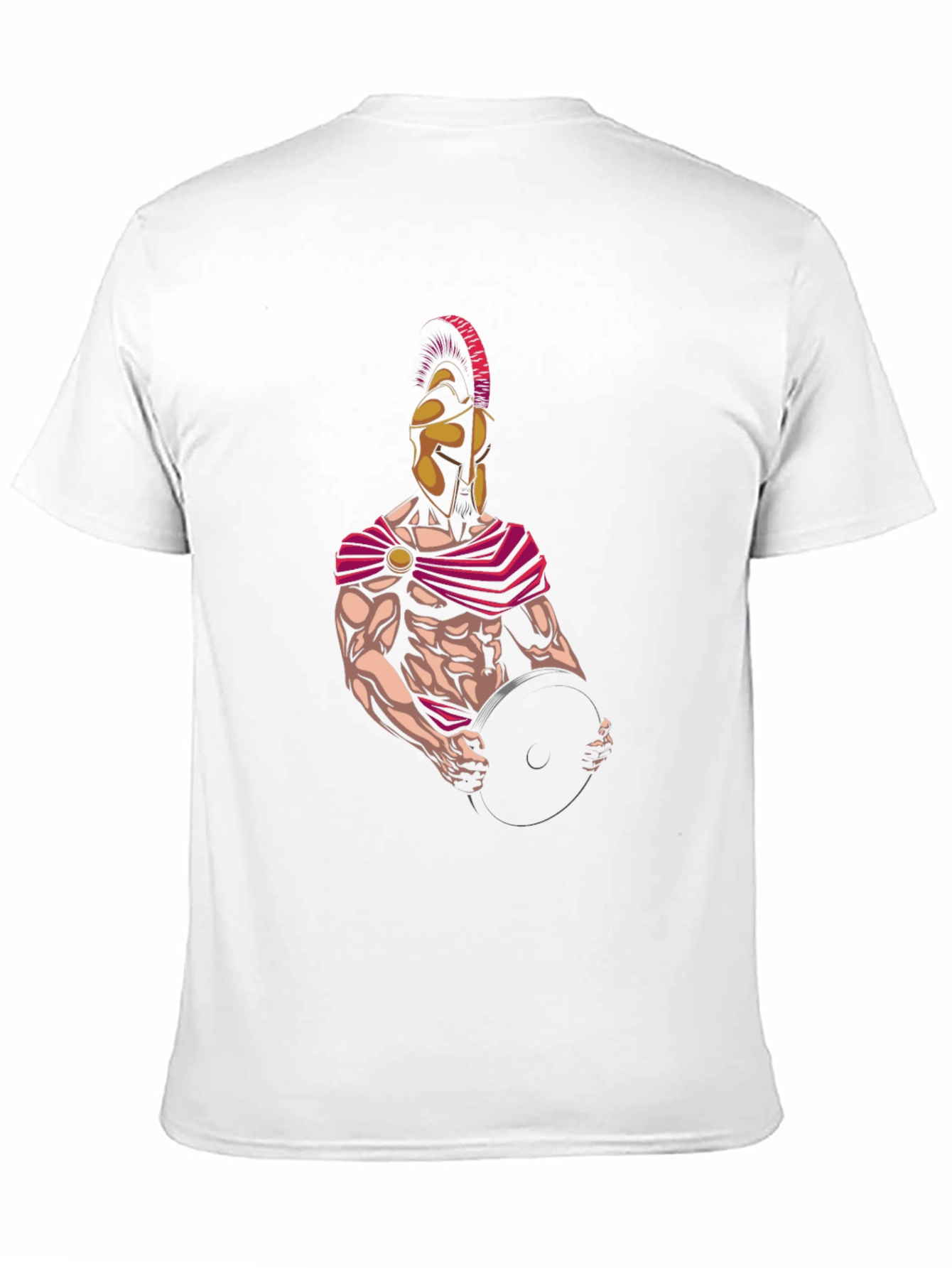 Spartan Warrior Gym T-Shirt - Black Graphic Tee