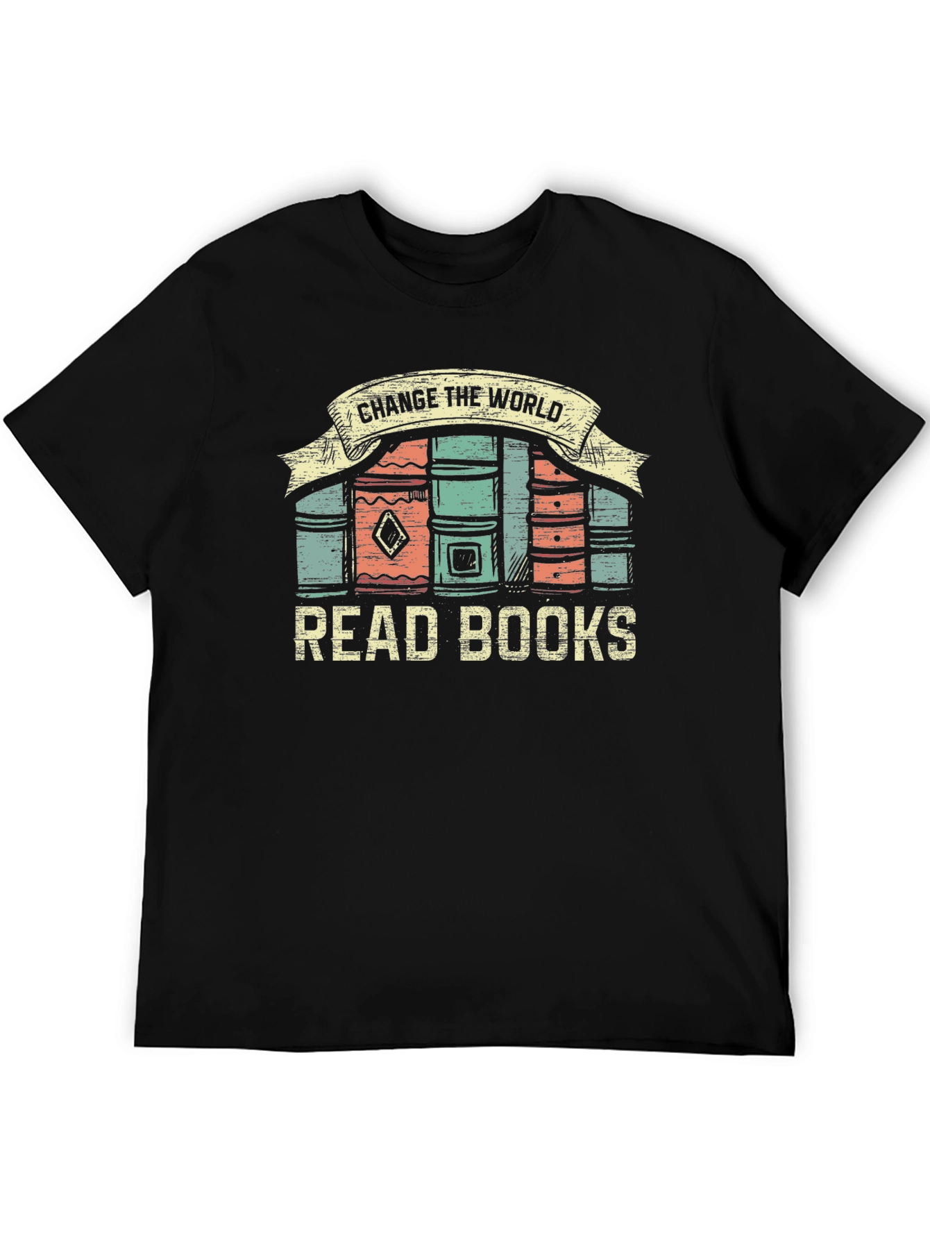 Read Books Change The World Black T-Shirt