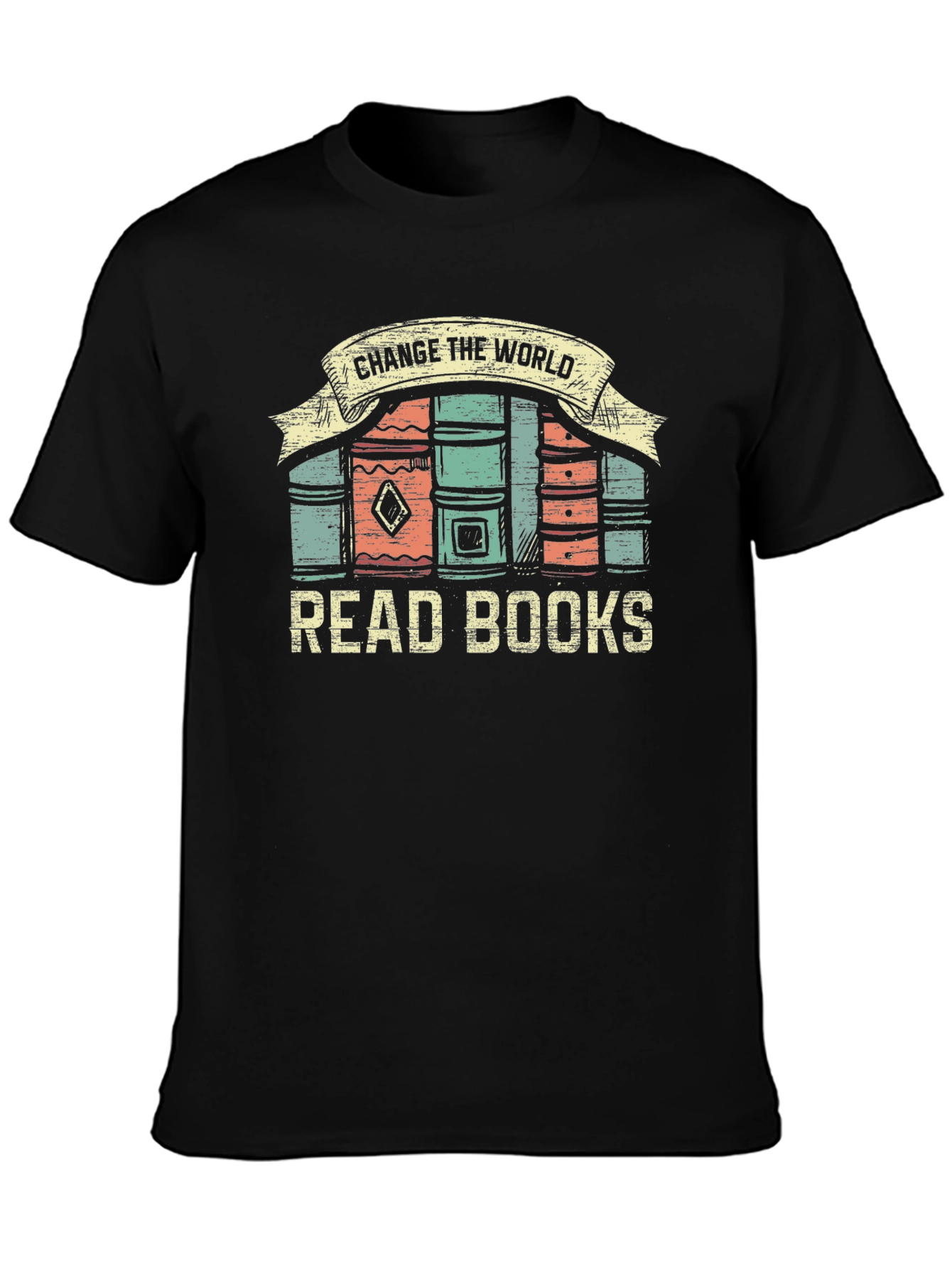 Read Books Change The World Black T-Shirt