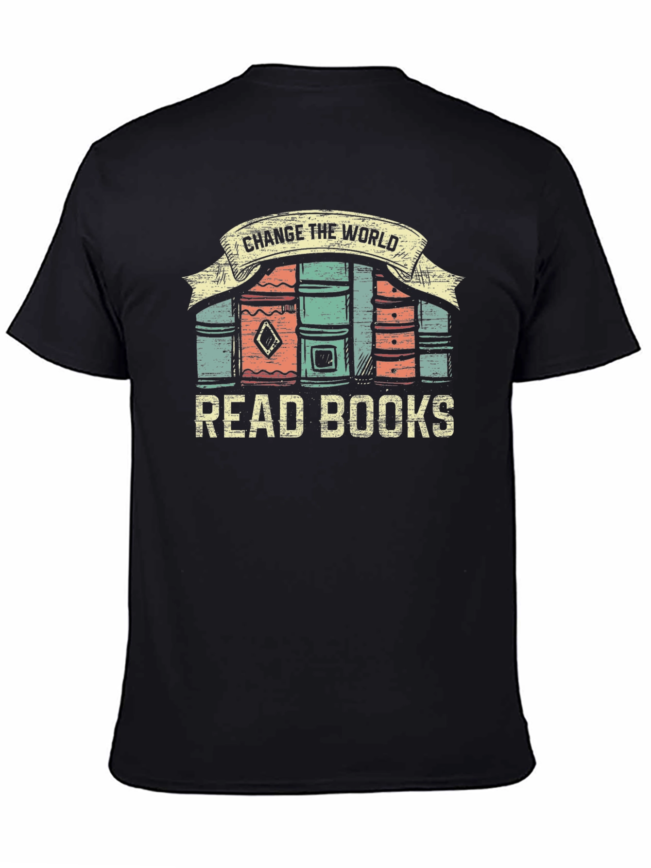 Read Books Change The World Black T-Shirt