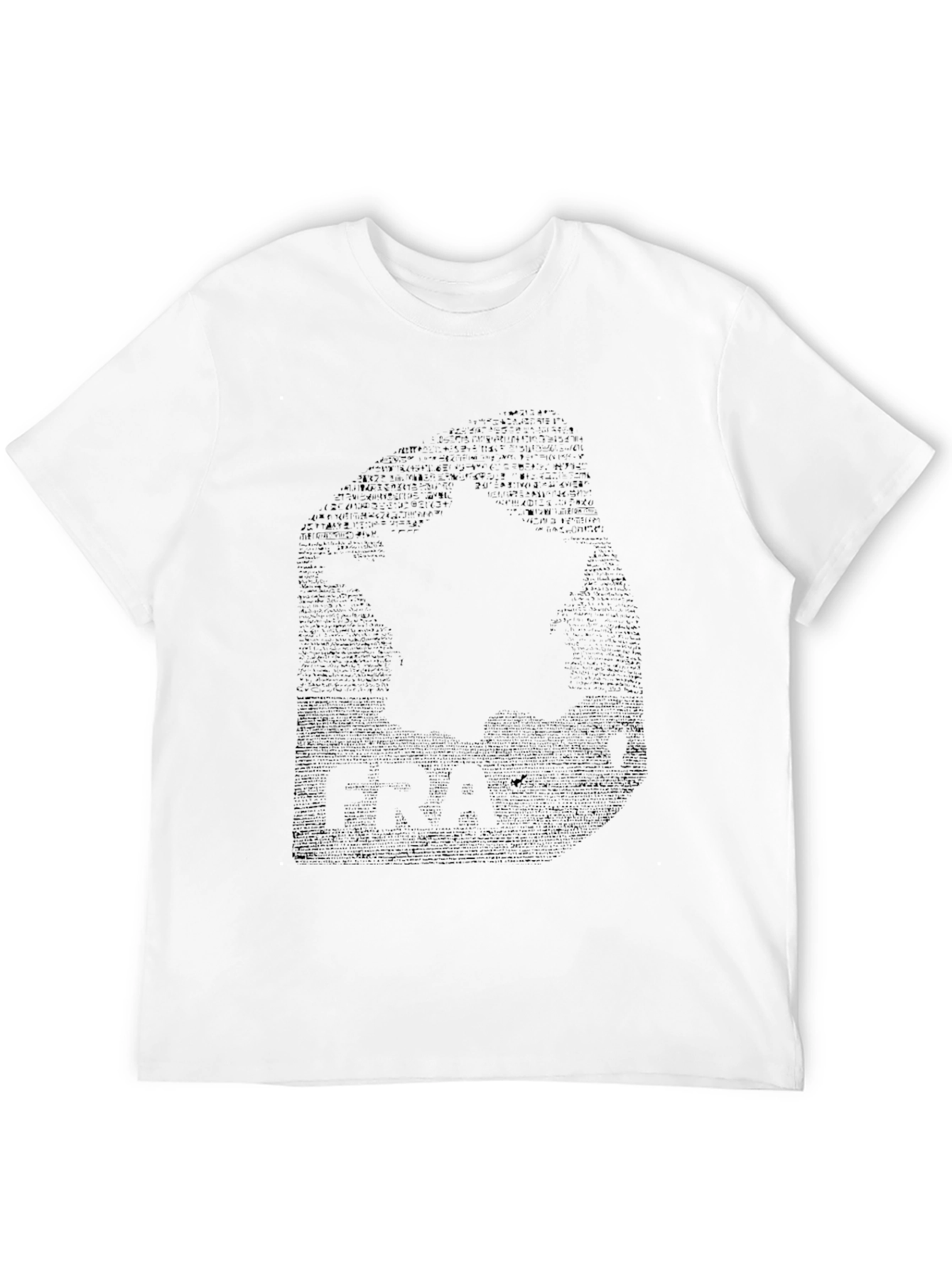 Mens Black Graphic Print Crew Neck T-Shirt